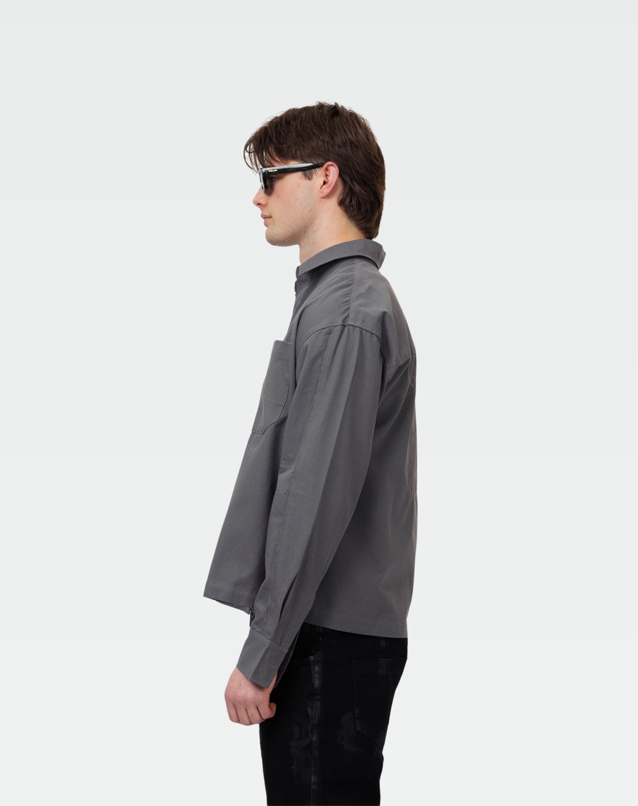 The Cocktail Button Down : Grey