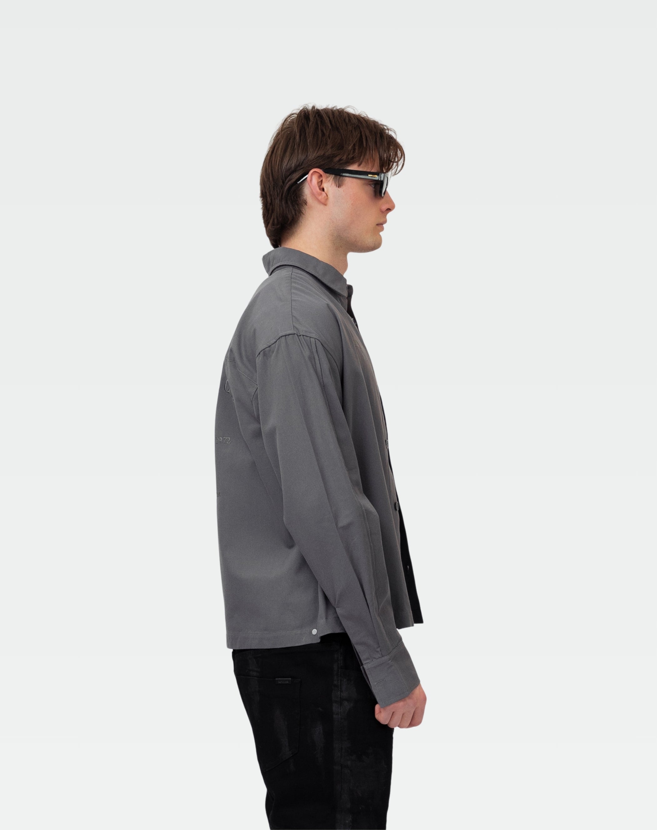 The Cocktail Button Down : Grey