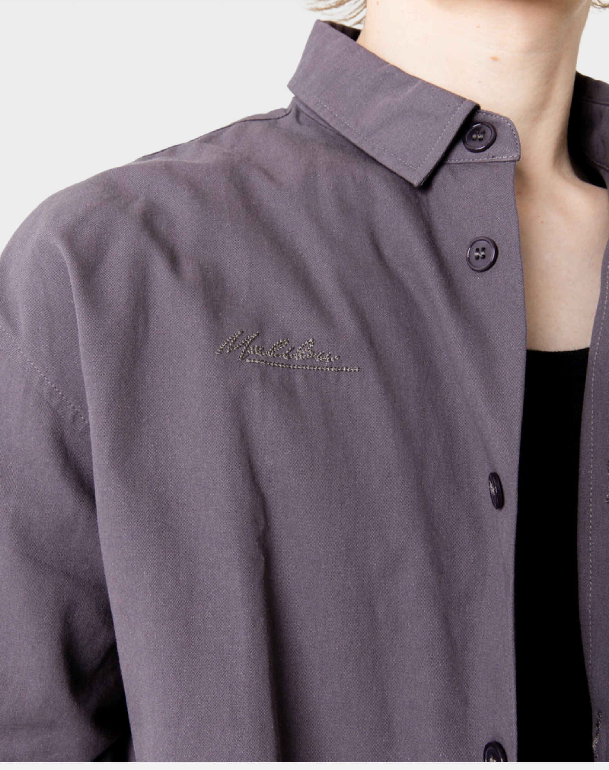 The Cocktail Button Down : Grey
