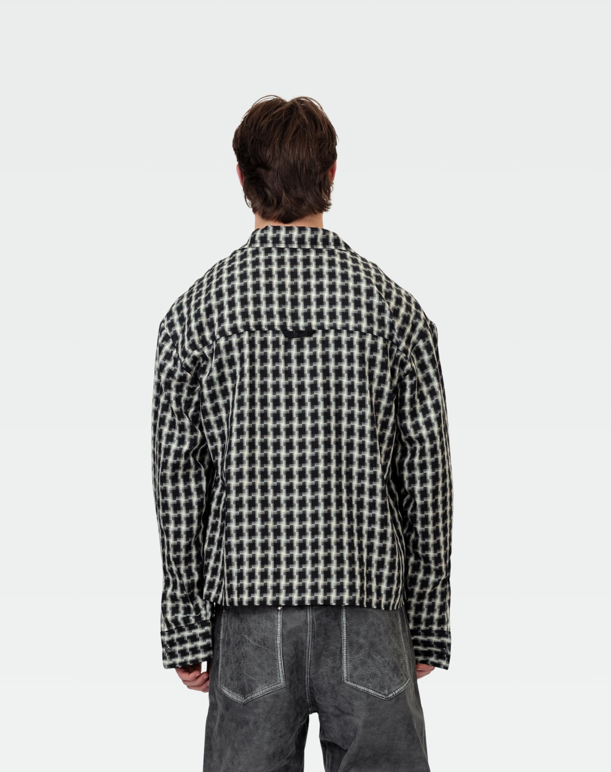 Signature Plaid Button Down : Black