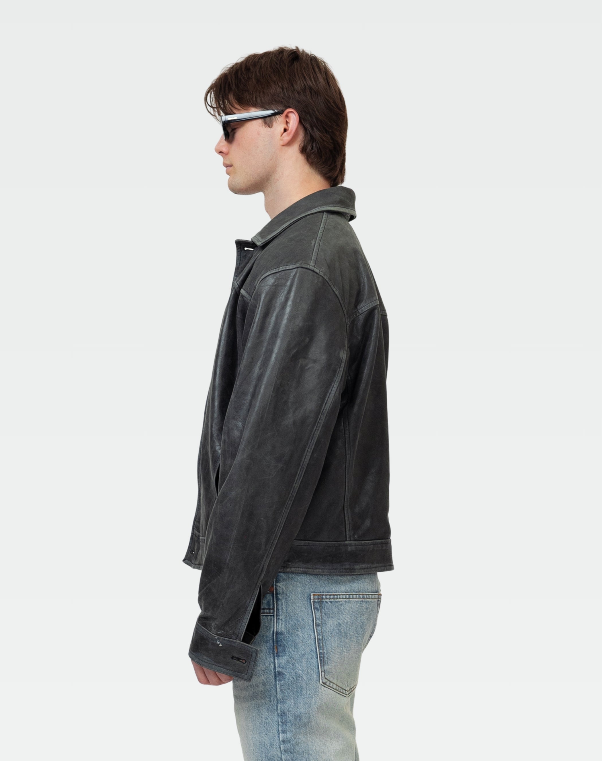 Western Vintage Leather - Black ( Pre-Order )