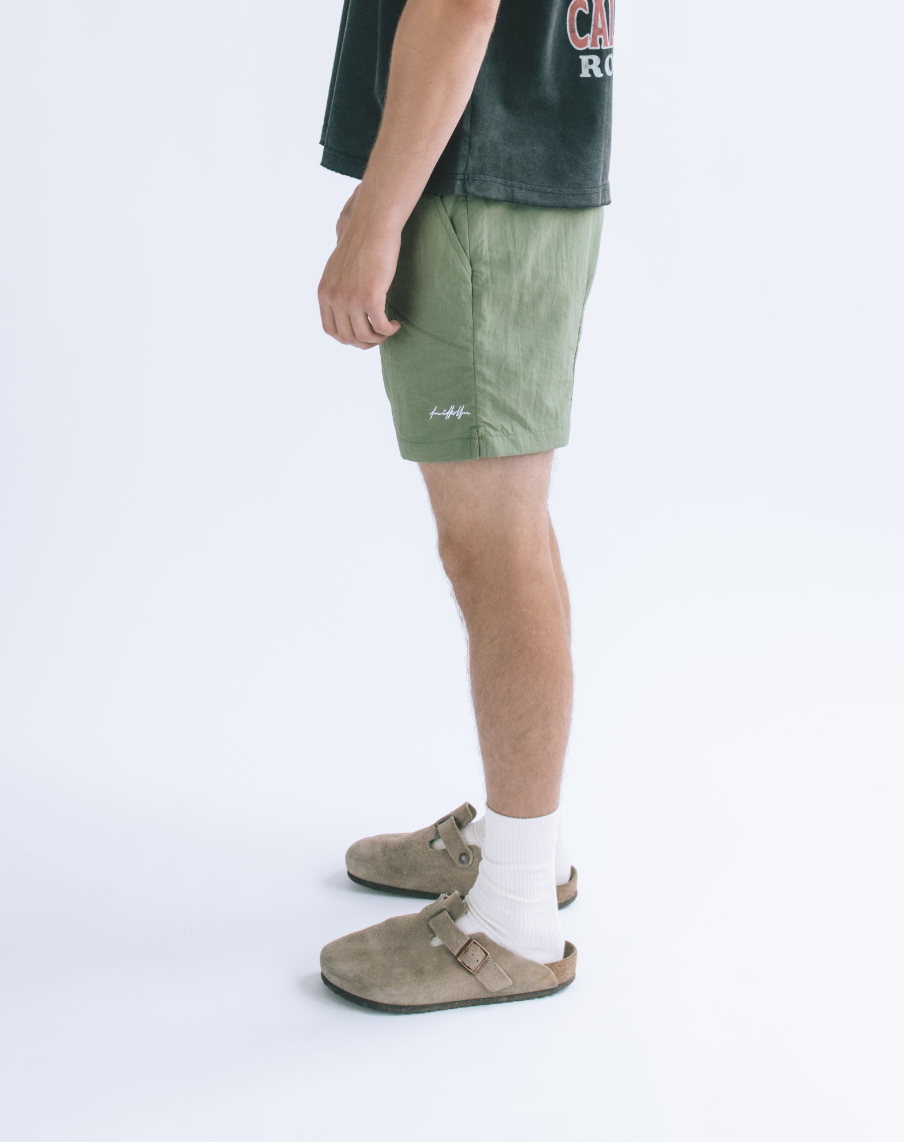 The Breeze Shorts : Pastal Green