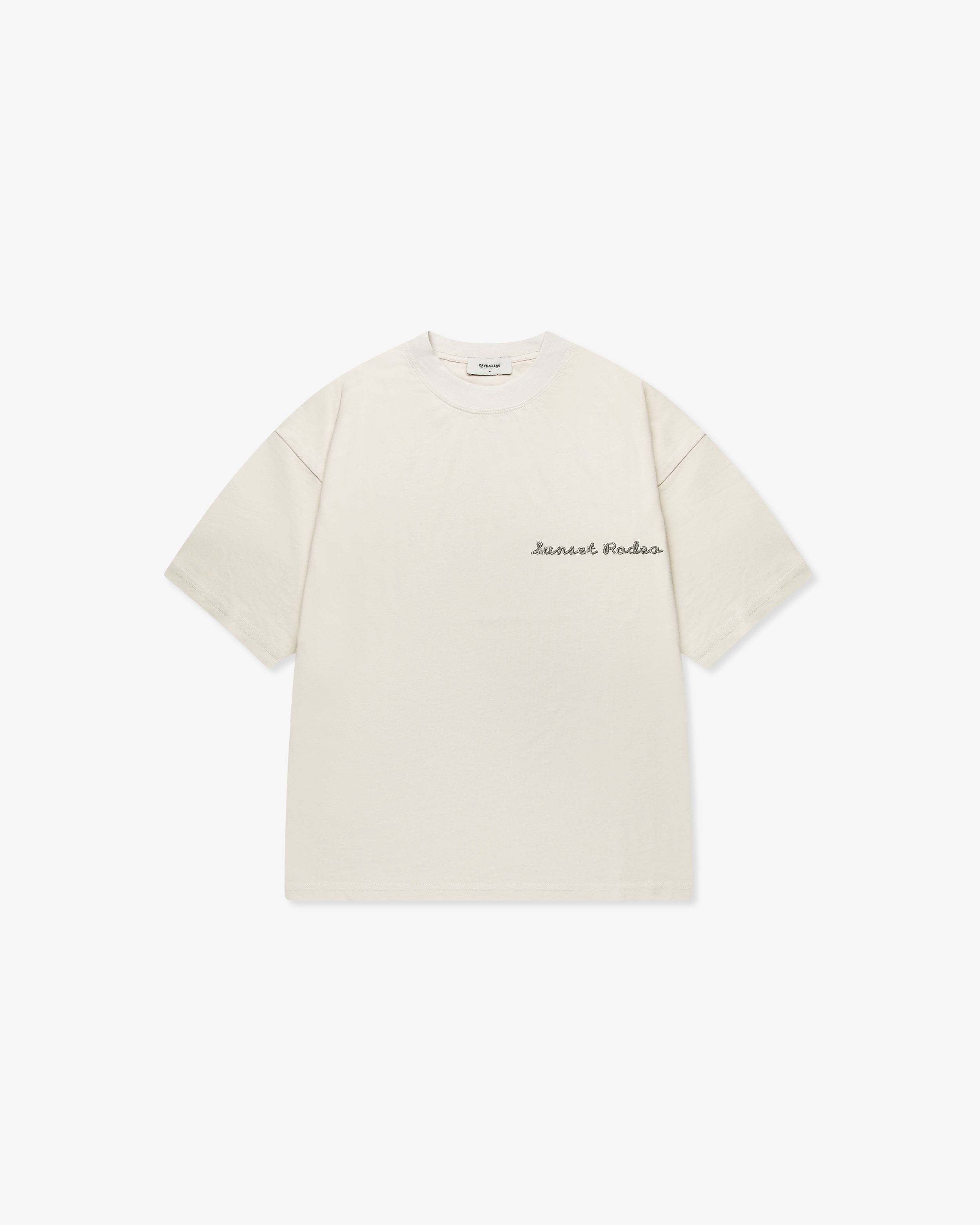 The Sunset Rodeo Crop Tee : Off White