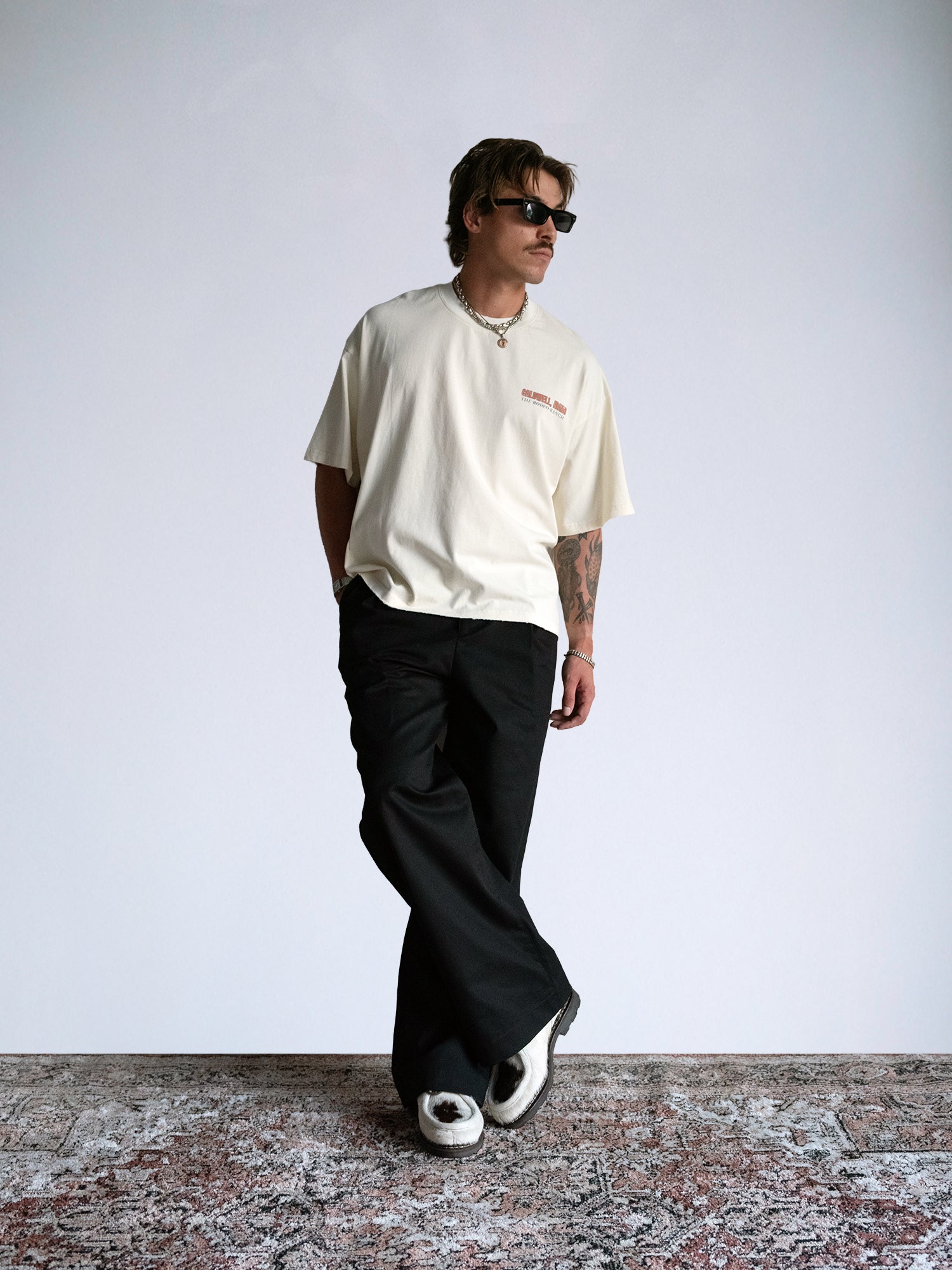 Caldwell Tee : Off White - BDK