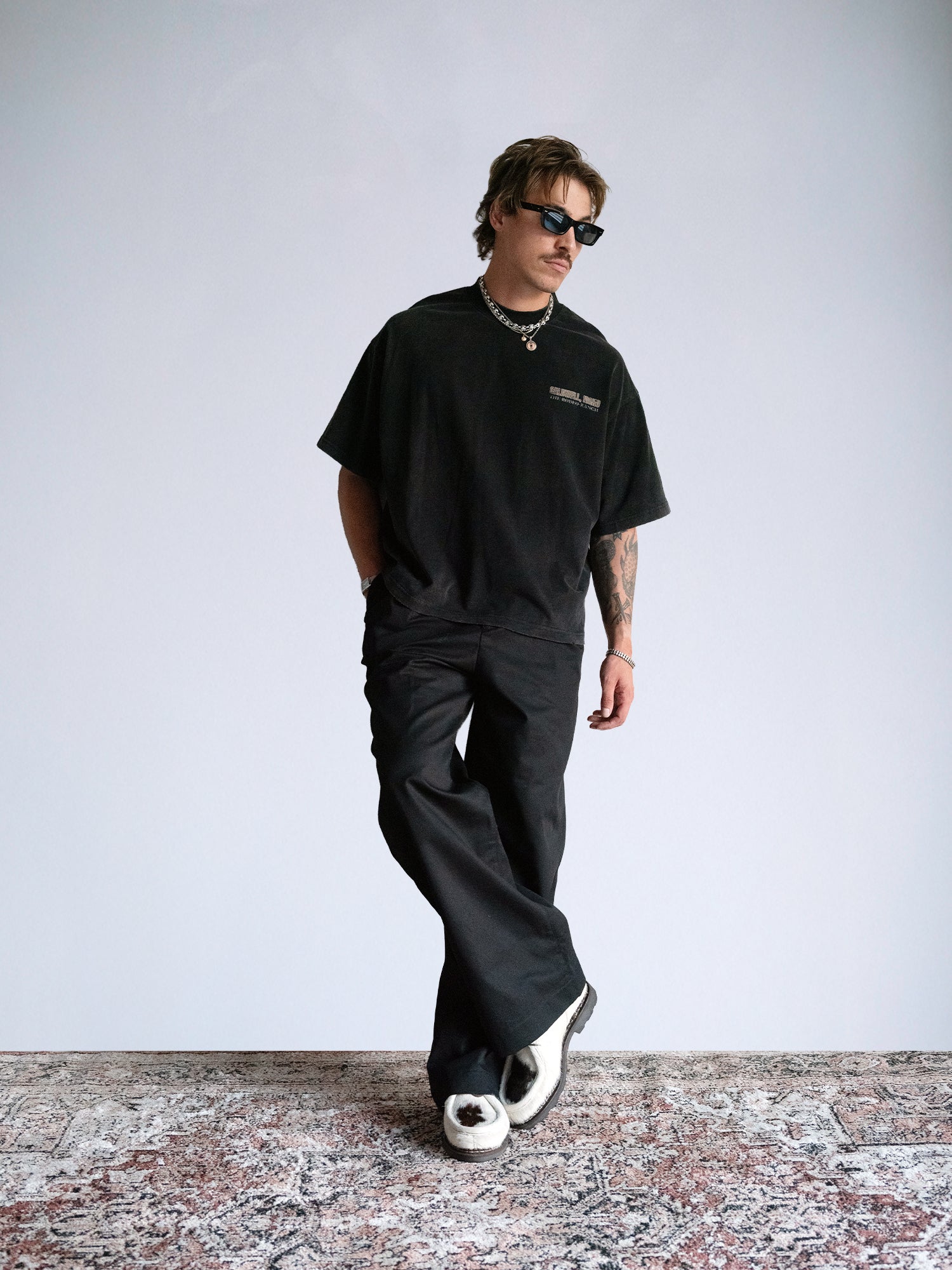 Caldwell Tee : Vintage Black - BDK