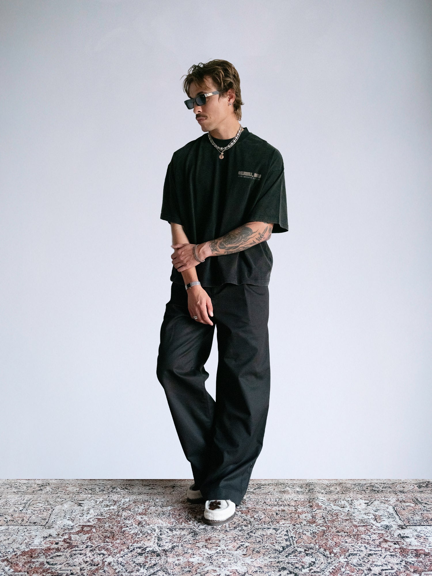 Caldwell Tee : Vintage Black - BDK