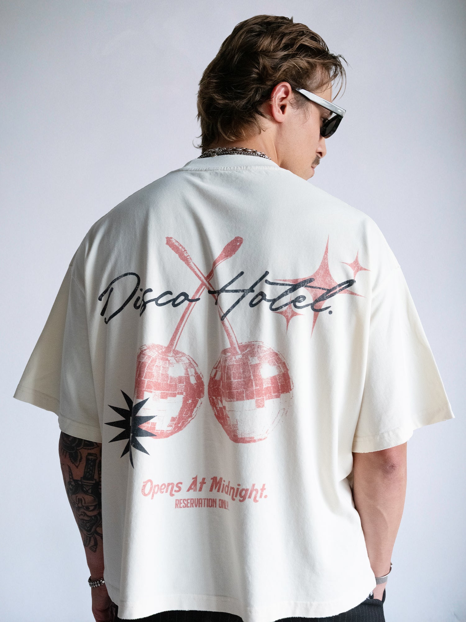 Disco Hotel Tee : White - BDK