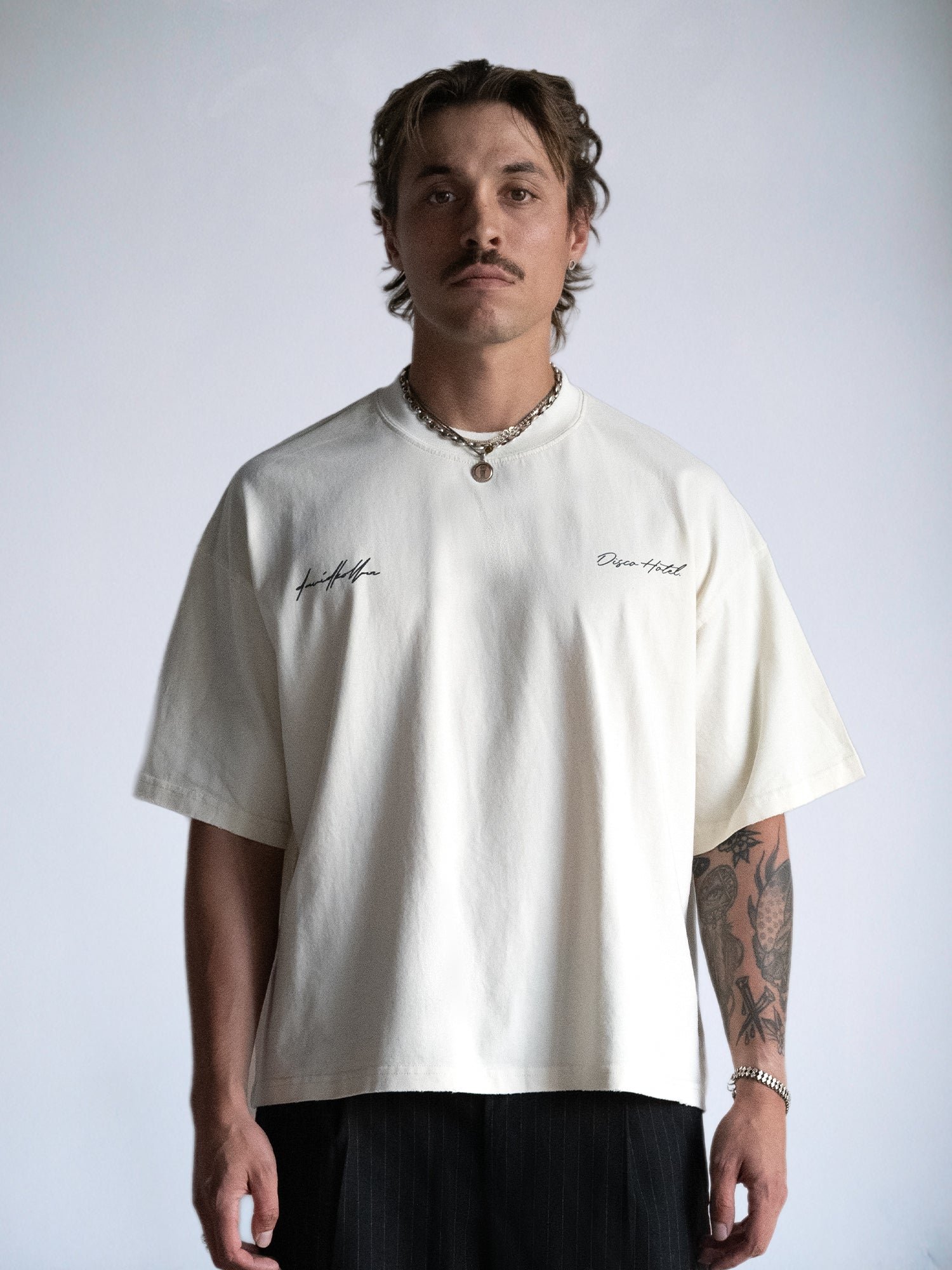 Disco Hotel Tee : White - BDK