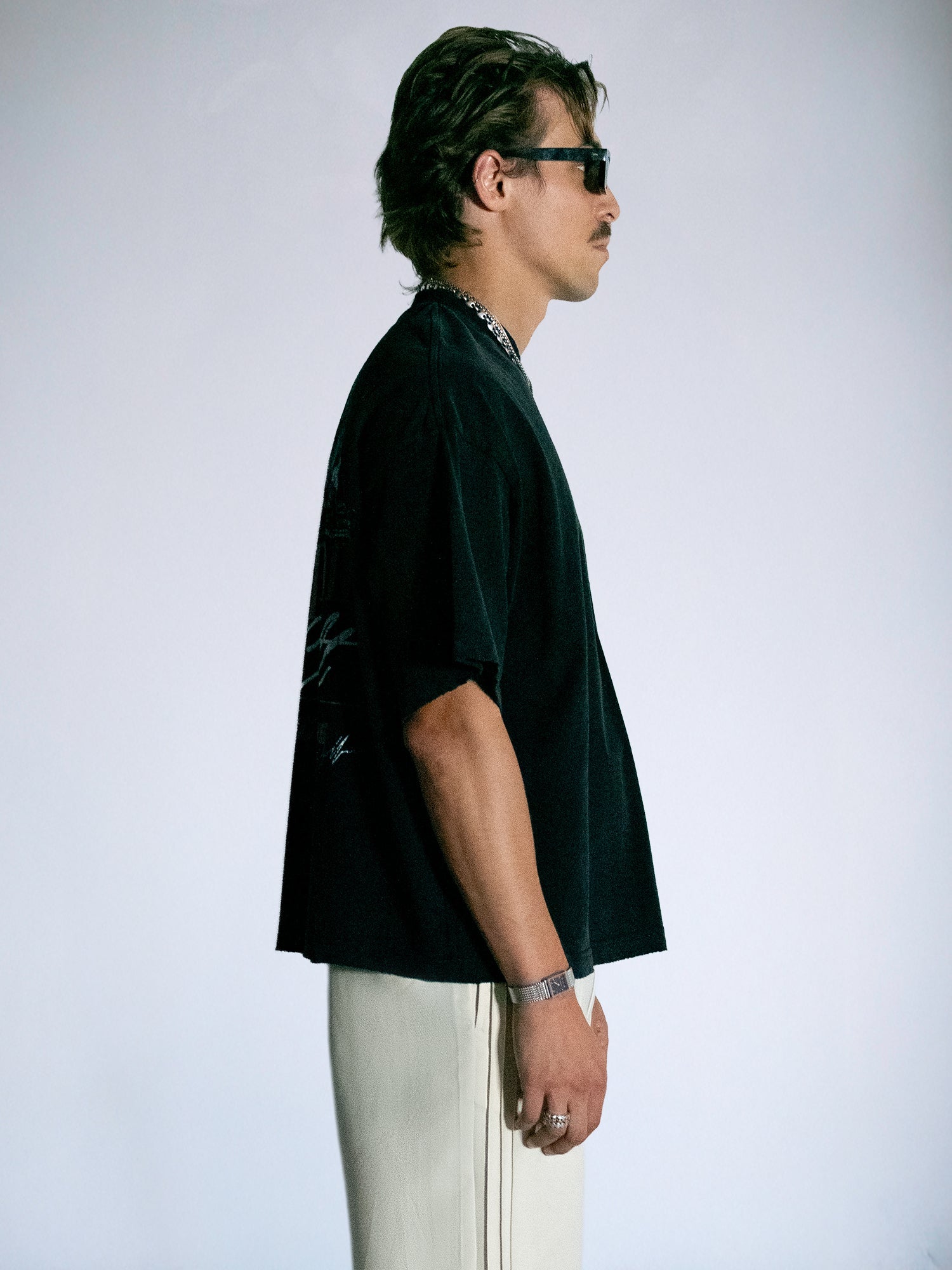 Hamptons Cowboy Cult Tee : Caviar Black - BDK