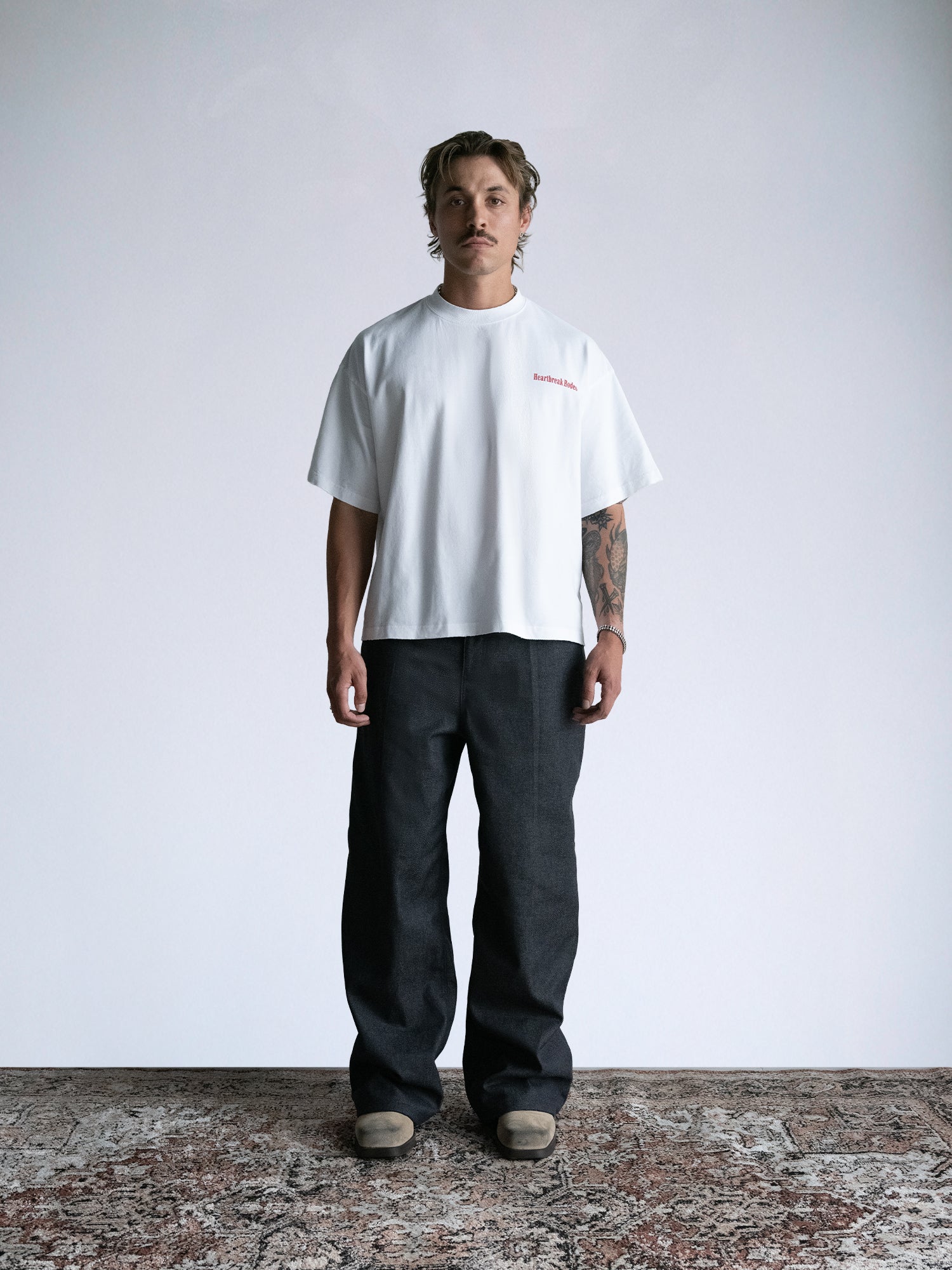 Heartbreak Rodeo Tee : Off White - BDK