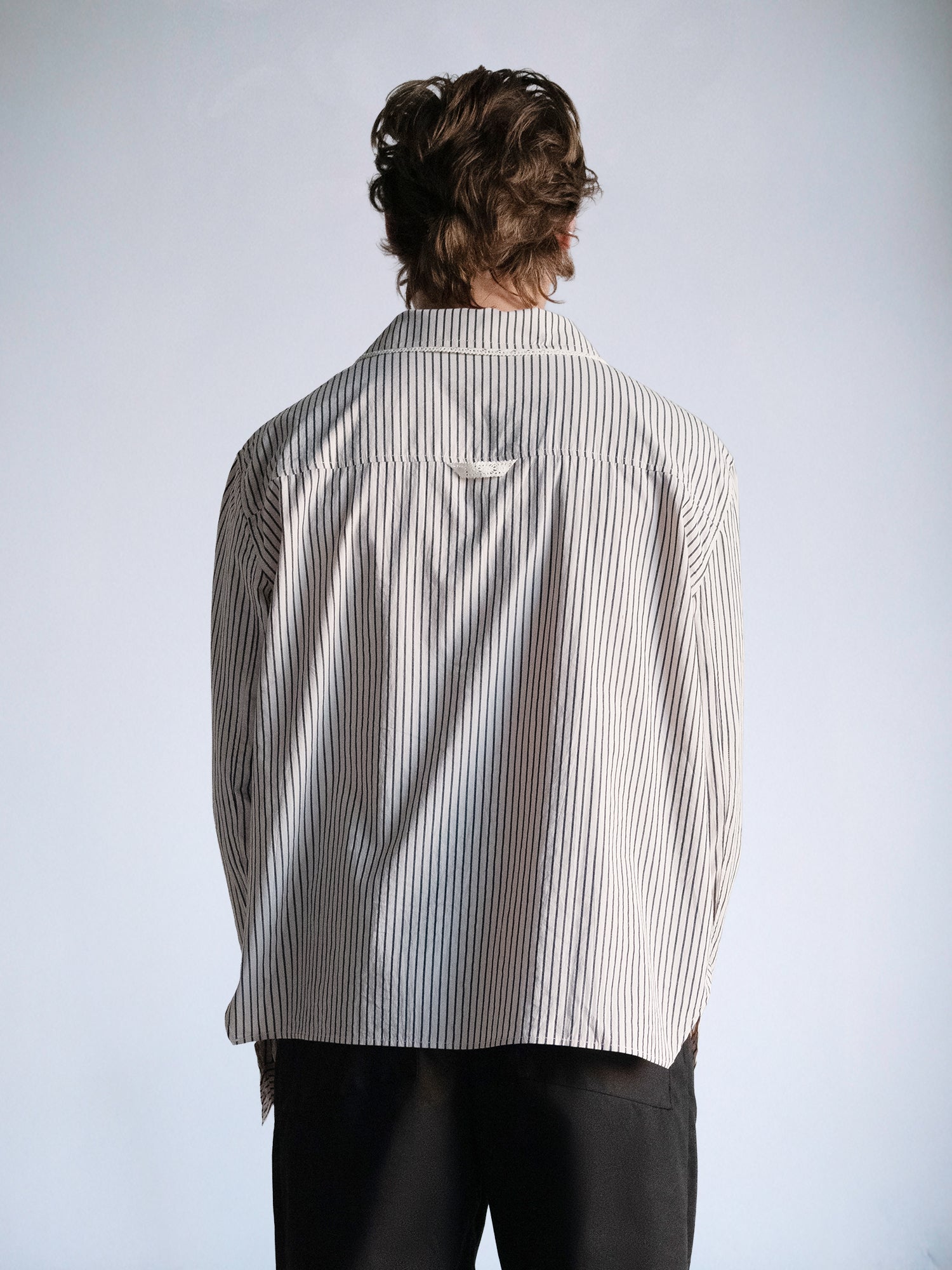 Rodeo - LS Box Button Down : Off White Pinstripe - BDK
