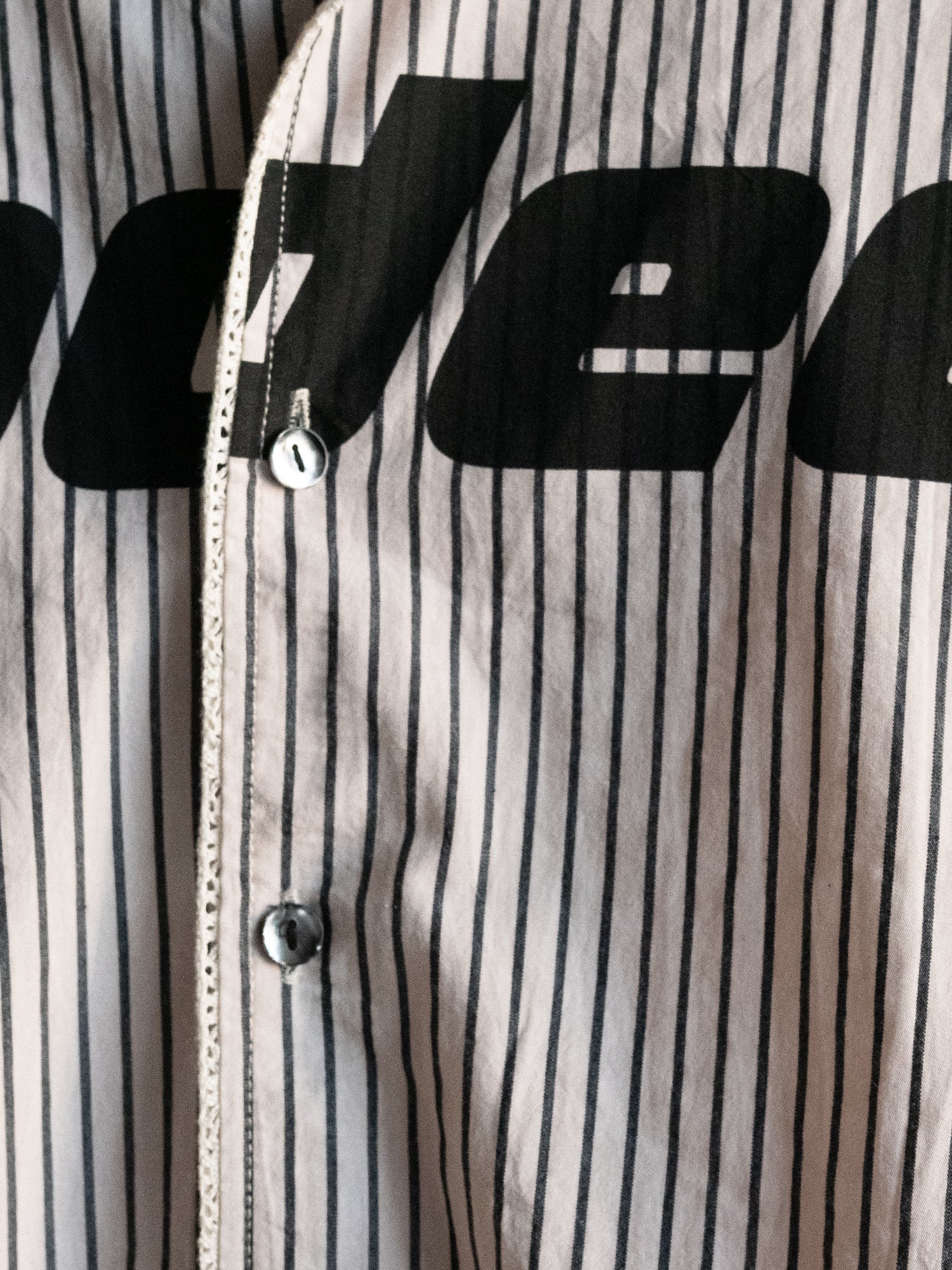 Rodeo - LS Box Button Down : Off White Pinstripe - BDK