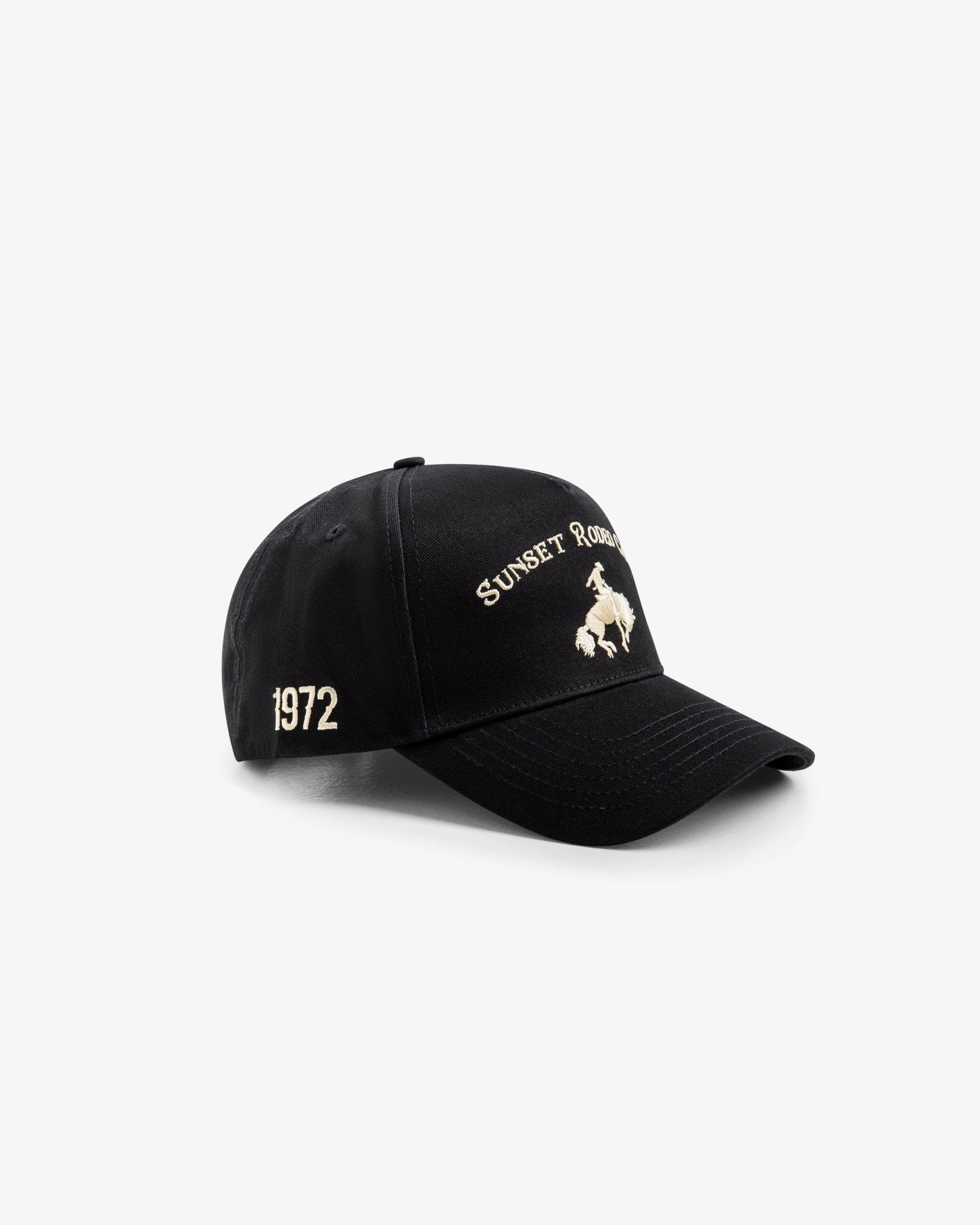 Sunset Rodeo Club Hat : Black/ Cream - BDK