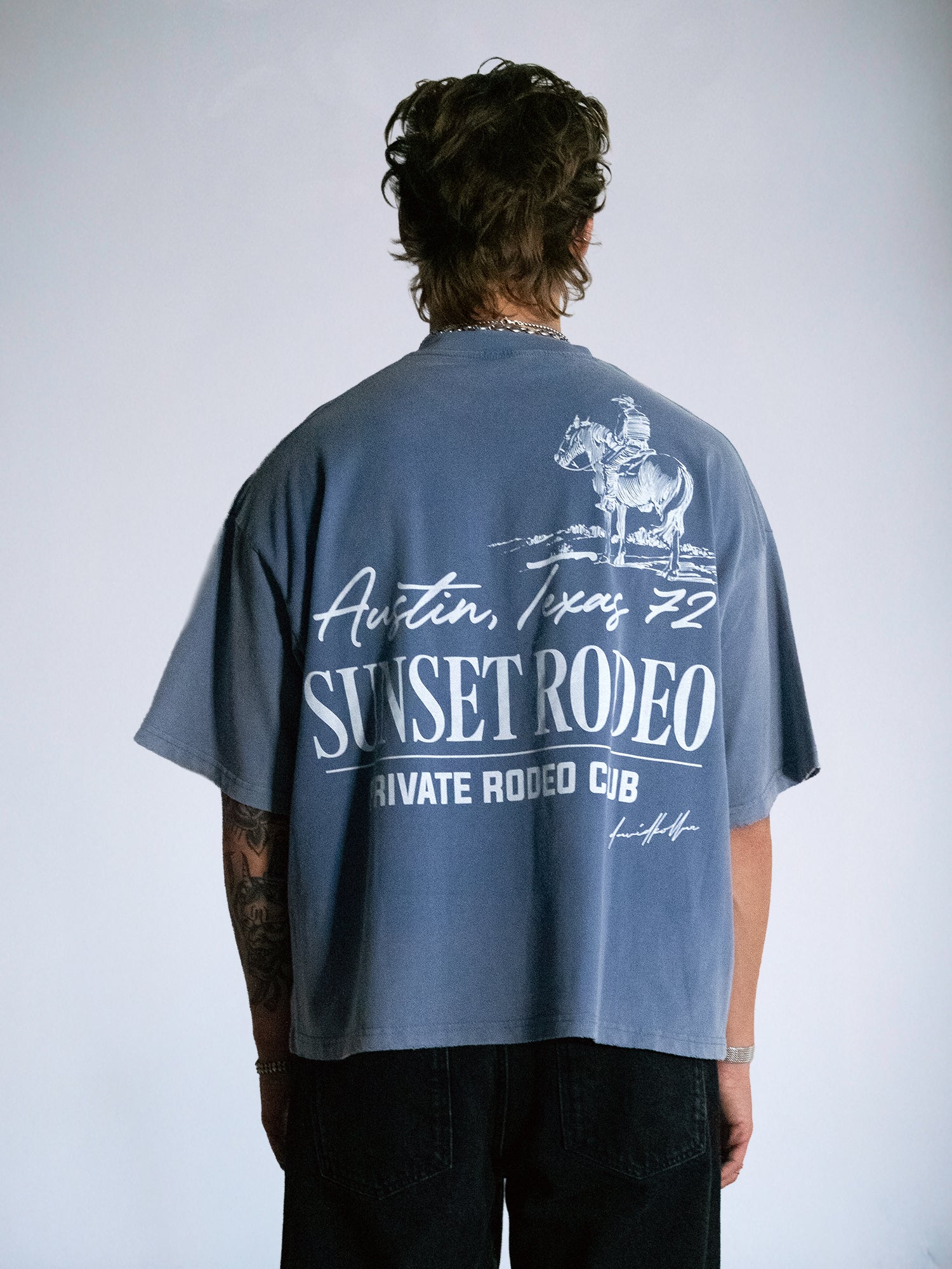 Texas 72 Tee : Cobalt Blue - BDK