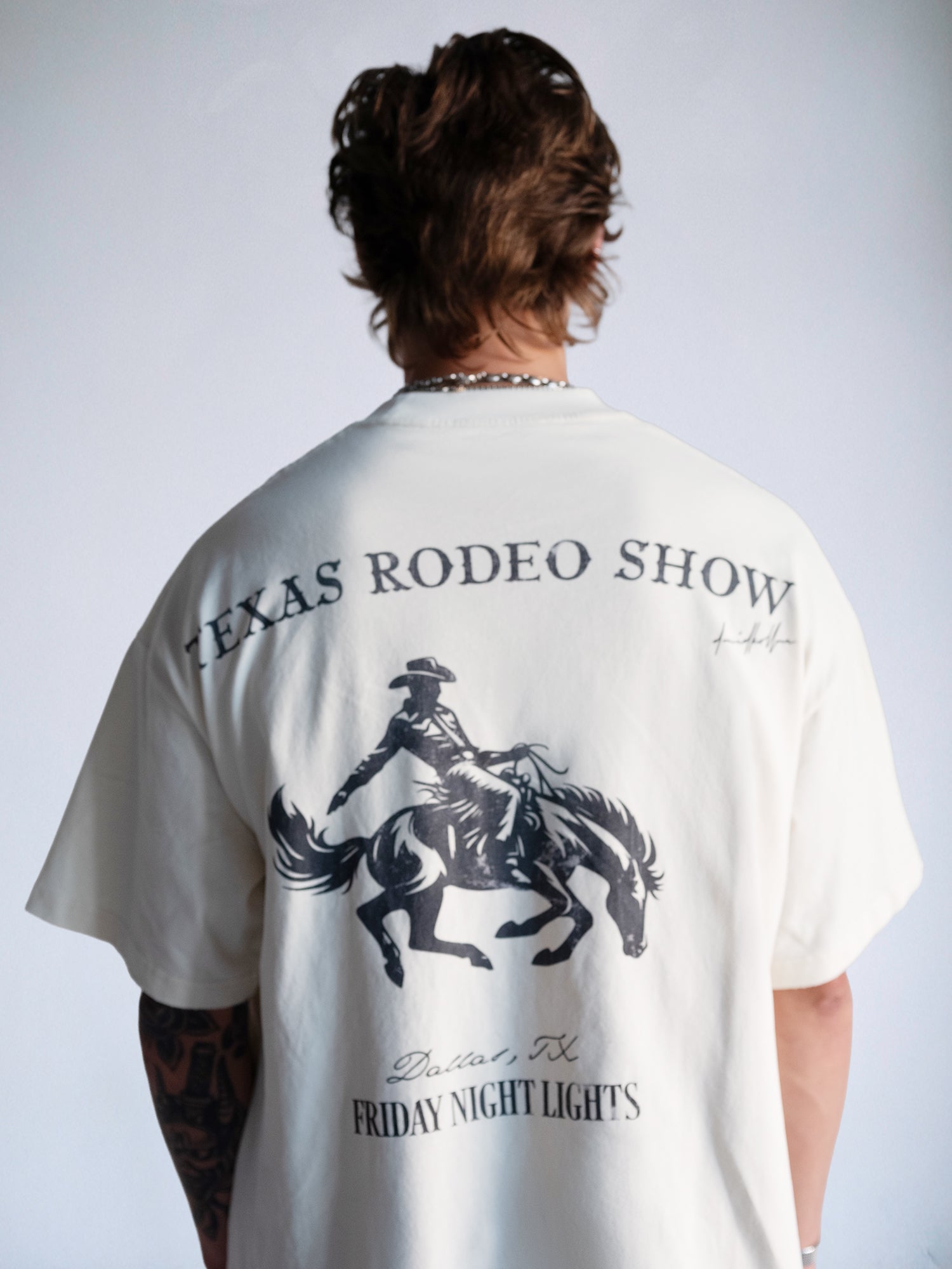 Texas Rodeo Show Tee : Off White - BDK