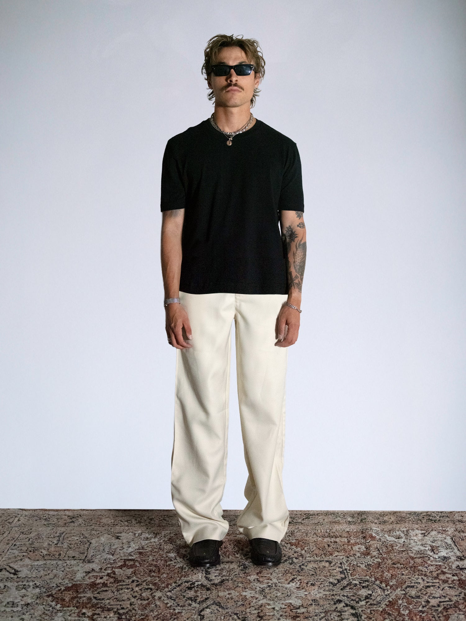 The Flow Trousers : Off White - BDK
