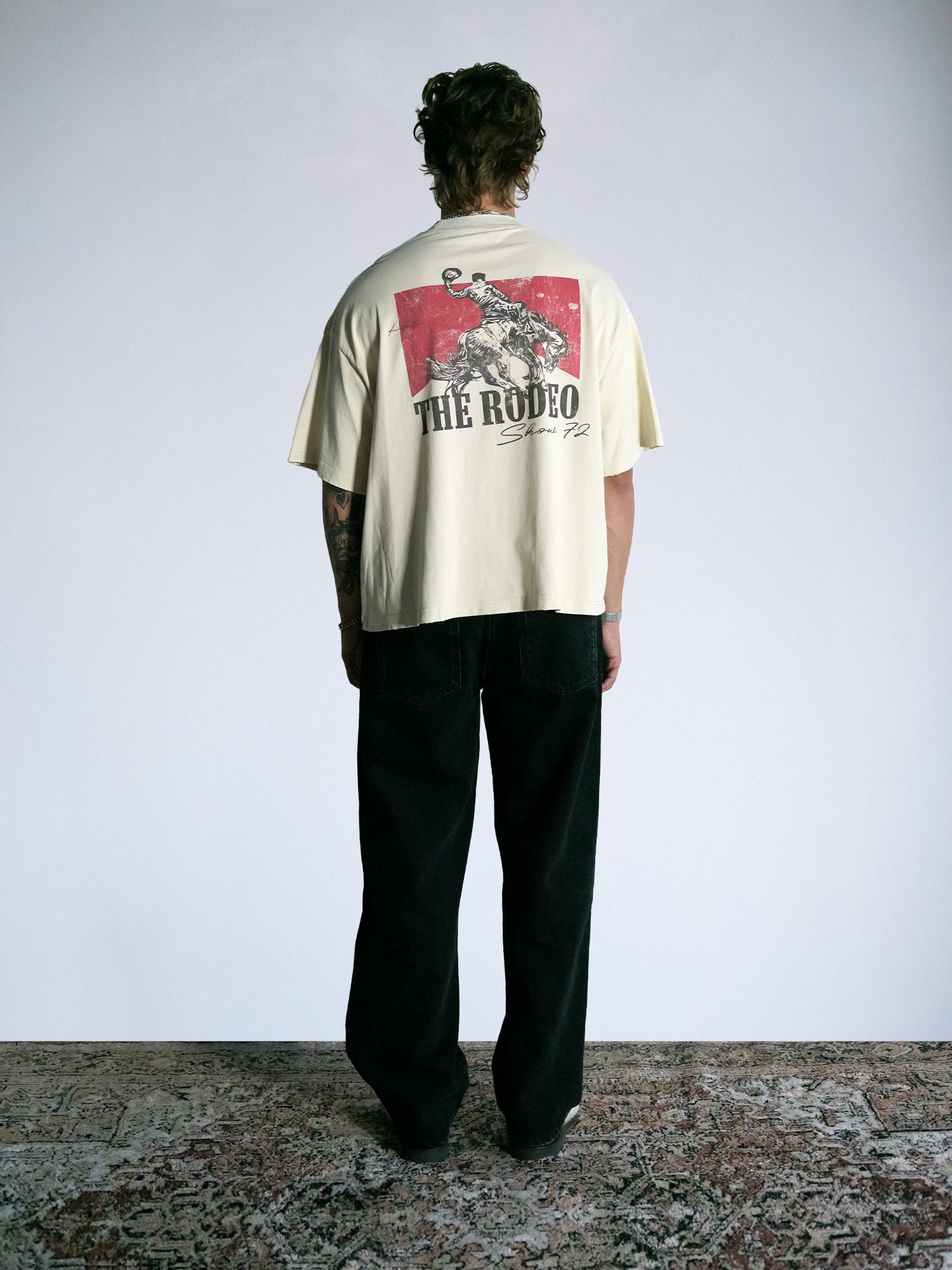 The Rodeo Show Tee : Off White - BDK
