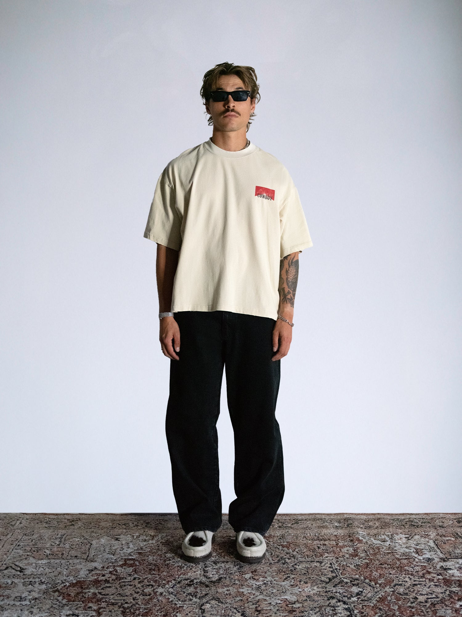 The Rodeo Show Tee : Off White - BDK