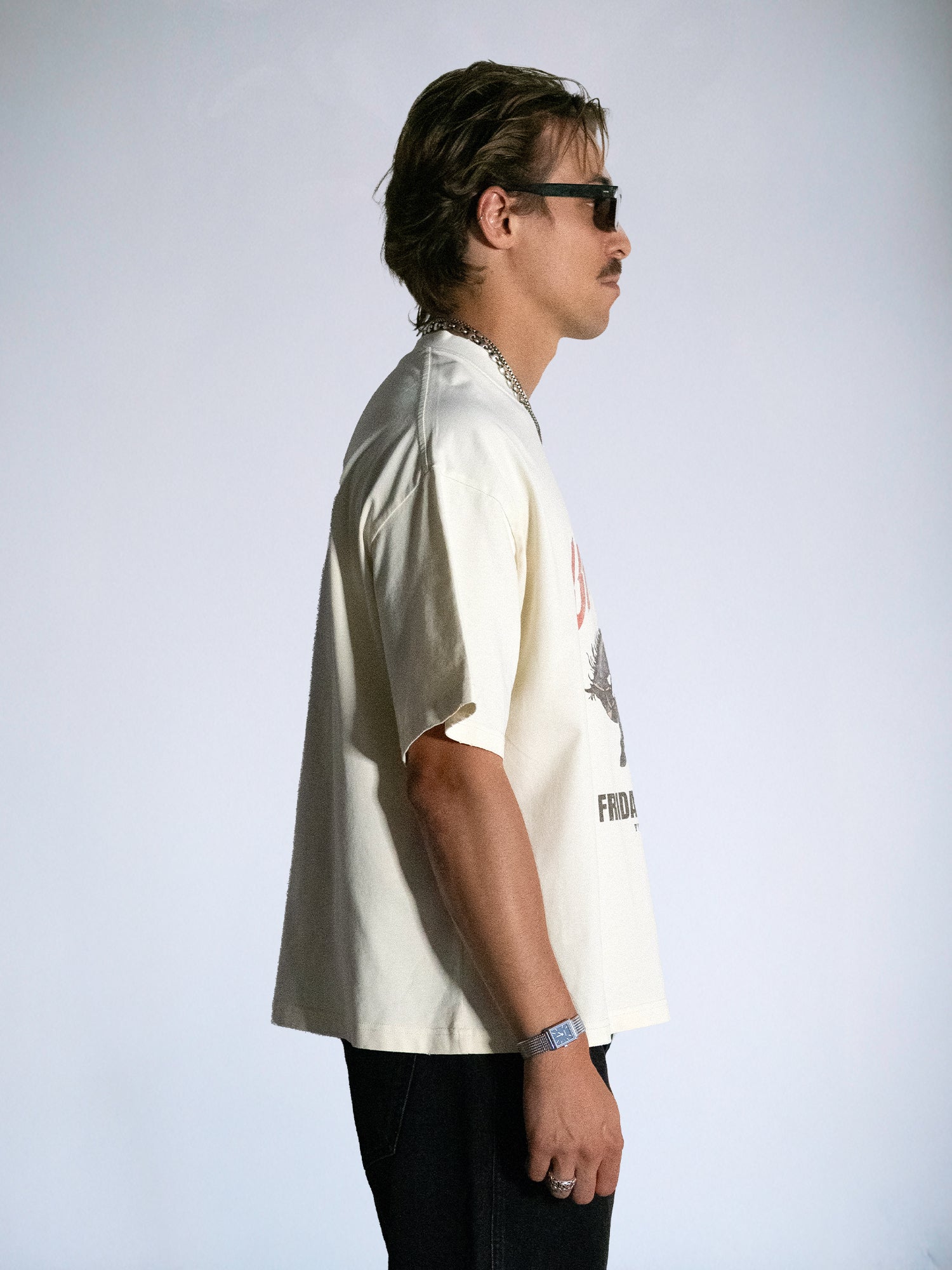 The Sunset Rodeo Tee : Off White - BDK