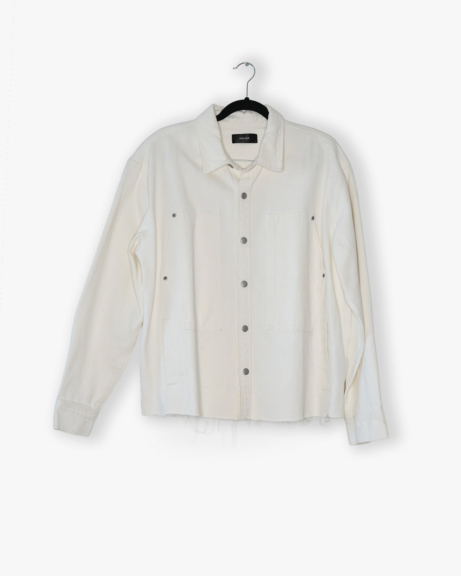 [#05] : Cotton Work Jacket – Off White – L
