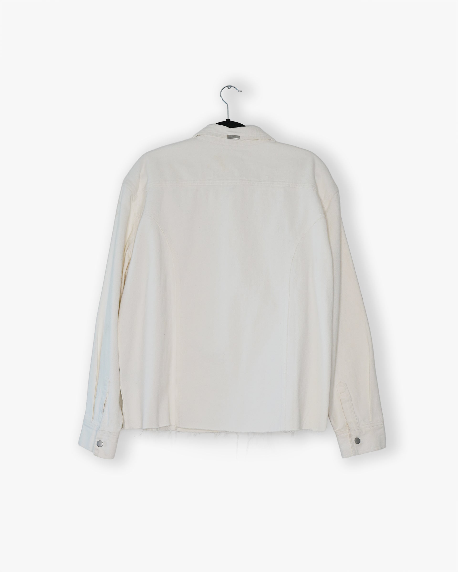 [#05] : Cotton Work Jacket – Off White – L