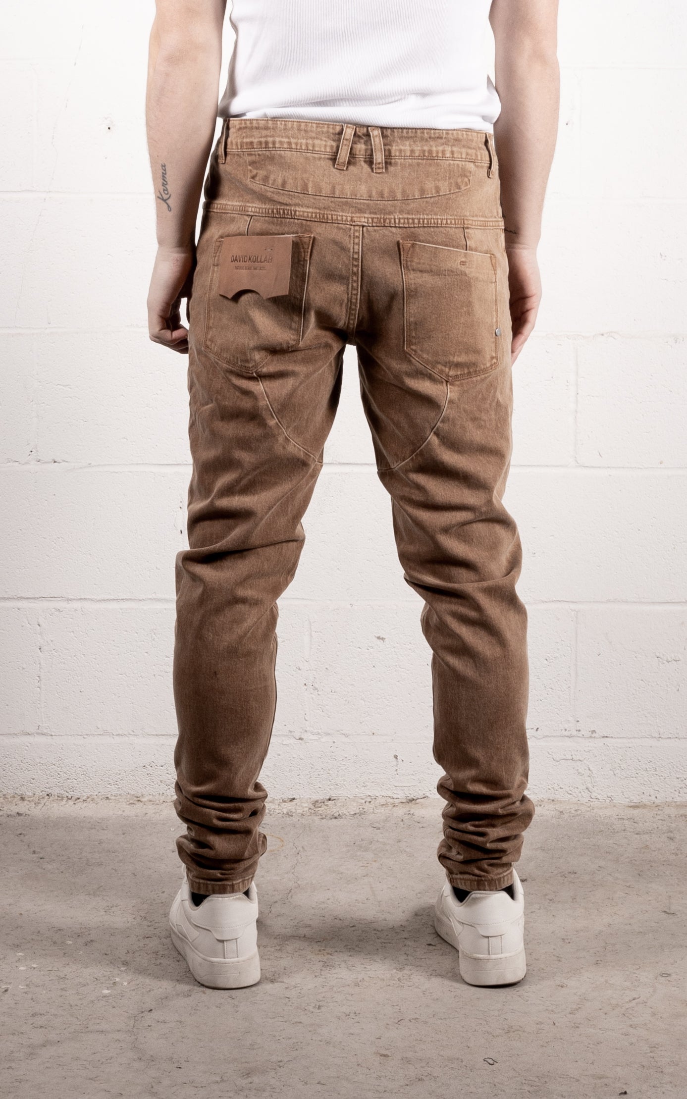 [#119] : Skinny Fit Denim – Brown – 32