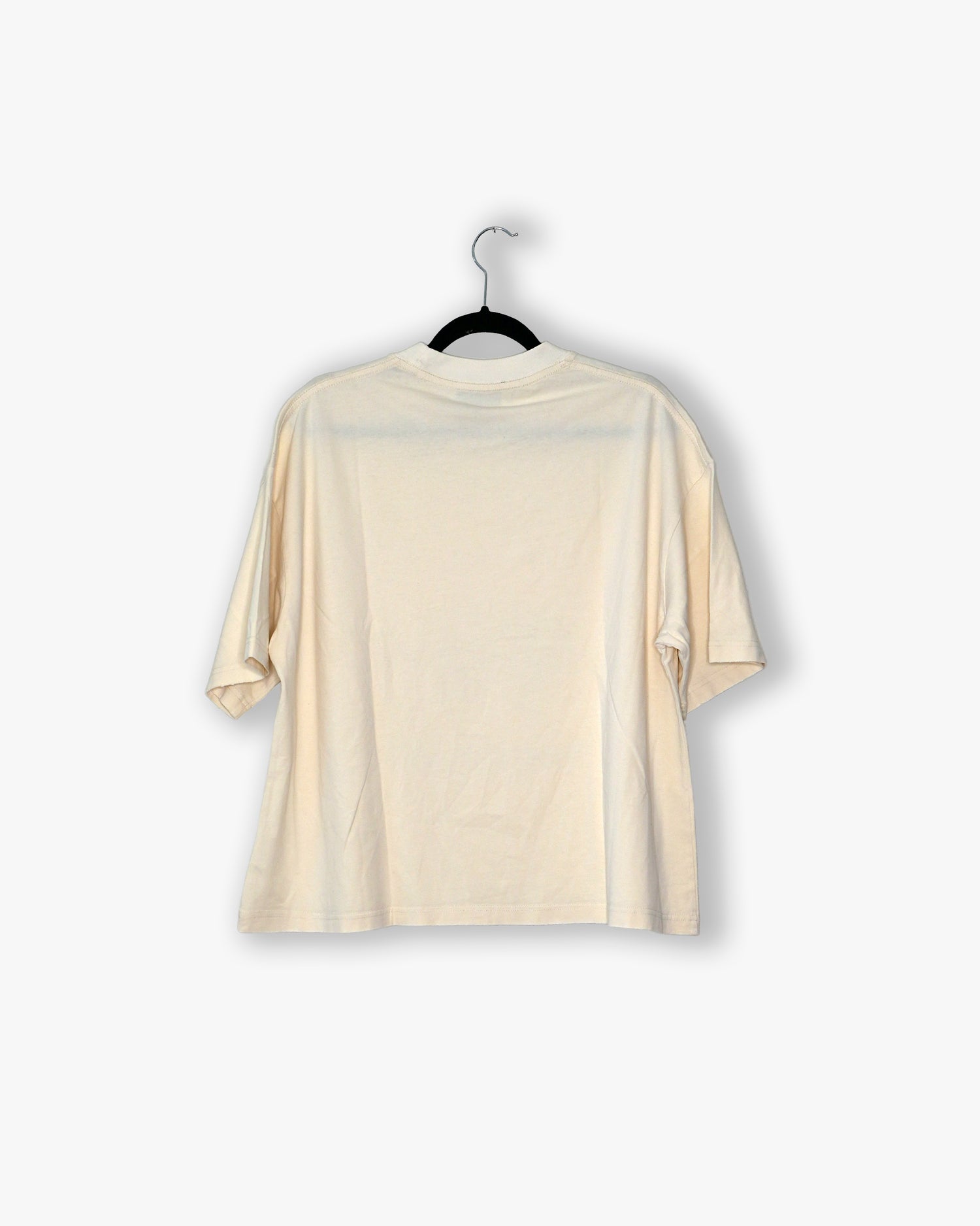 [#103] : Sunset Rodeo Cropped Vintage Oversized Tee – Off White – M
