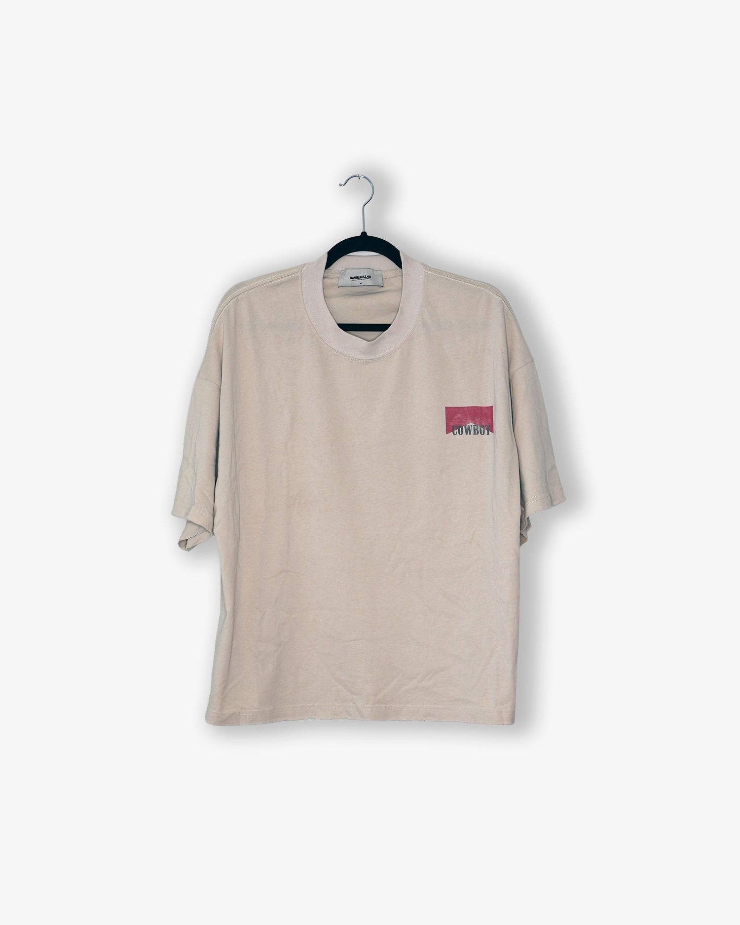 [#113] : Rodeo Show 72 Cropped Vintage Oversized Tee – Off White – XL