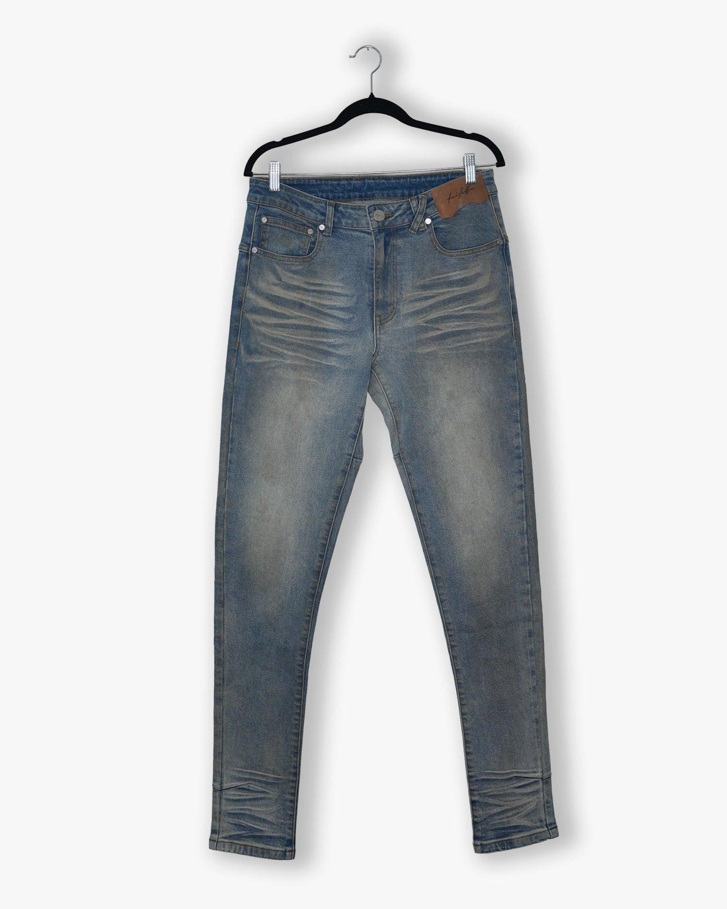 [116] : Skinny Fit Denim – Whisker Blue – 32 - BDK