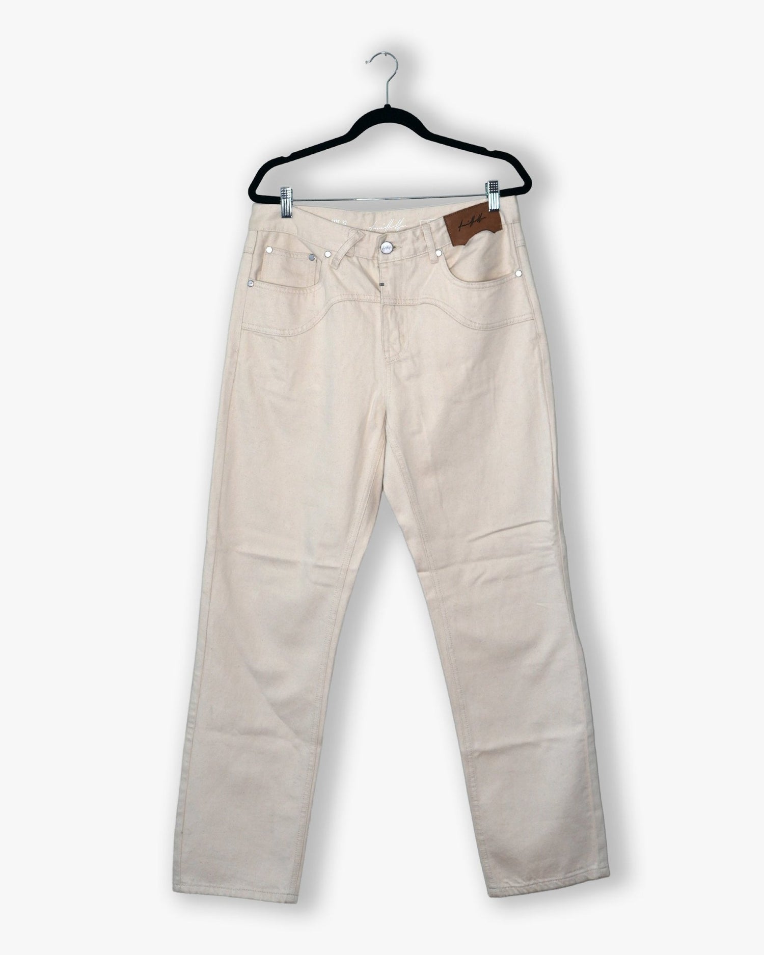 [118] : Straight Fit Denim – Off White – 32 - BDK