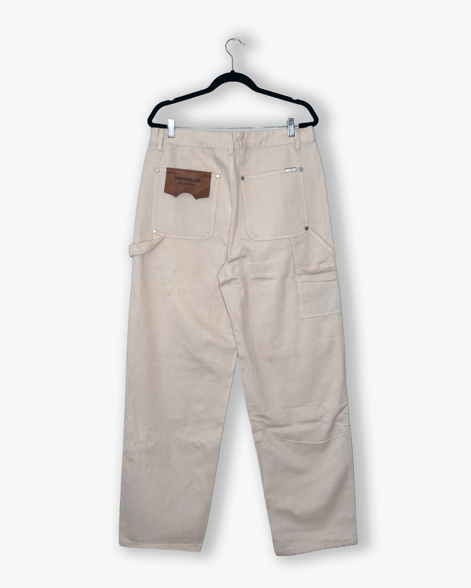 [#122] : Straight Fit Denim – Off White – 32