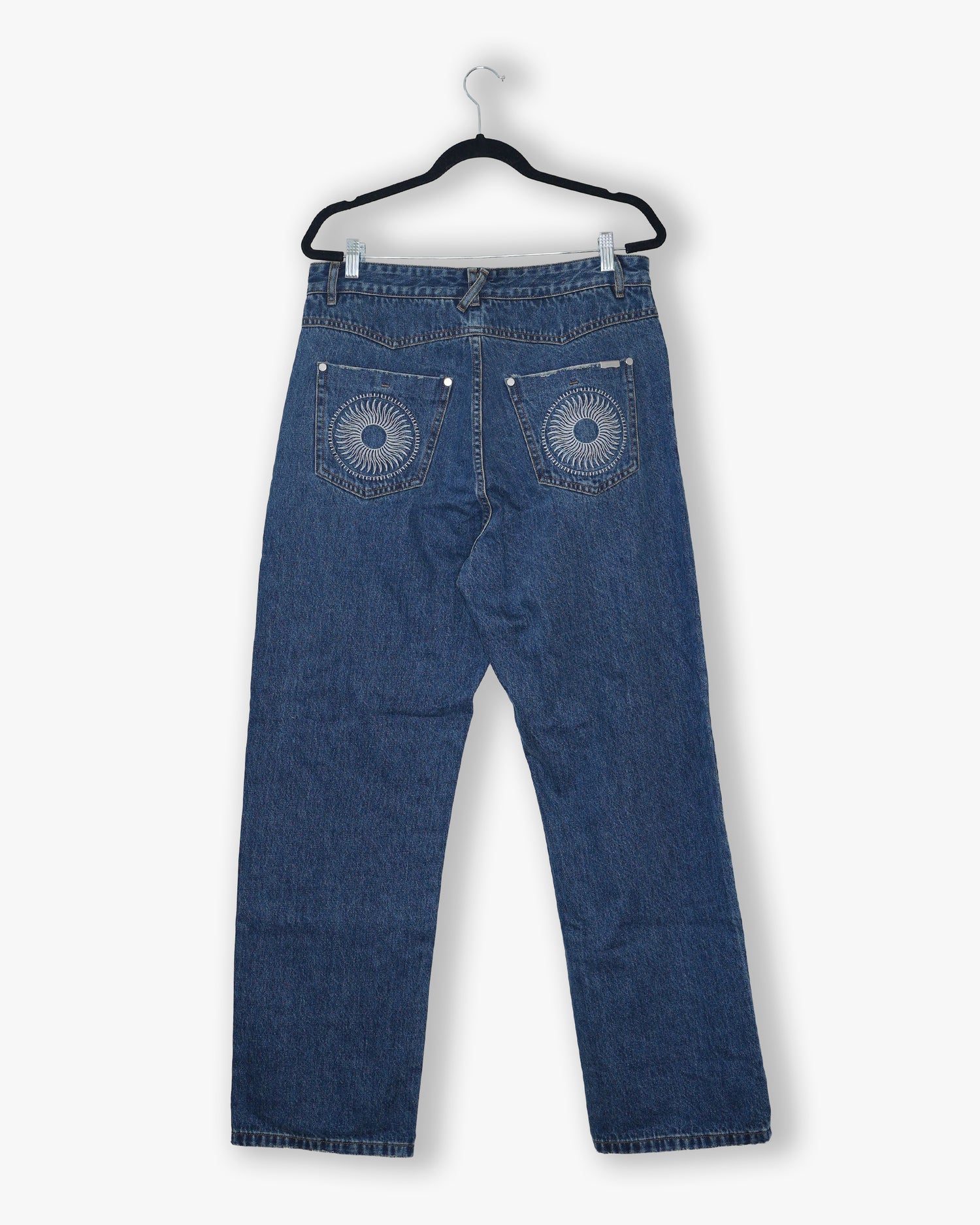[#123] : Straight Fit Denim – Blue – 32
