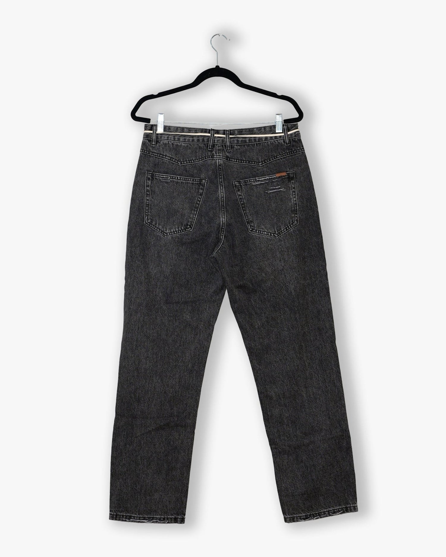 [125] : Straight Fit Denim – Whisker Black – 32 - BDK