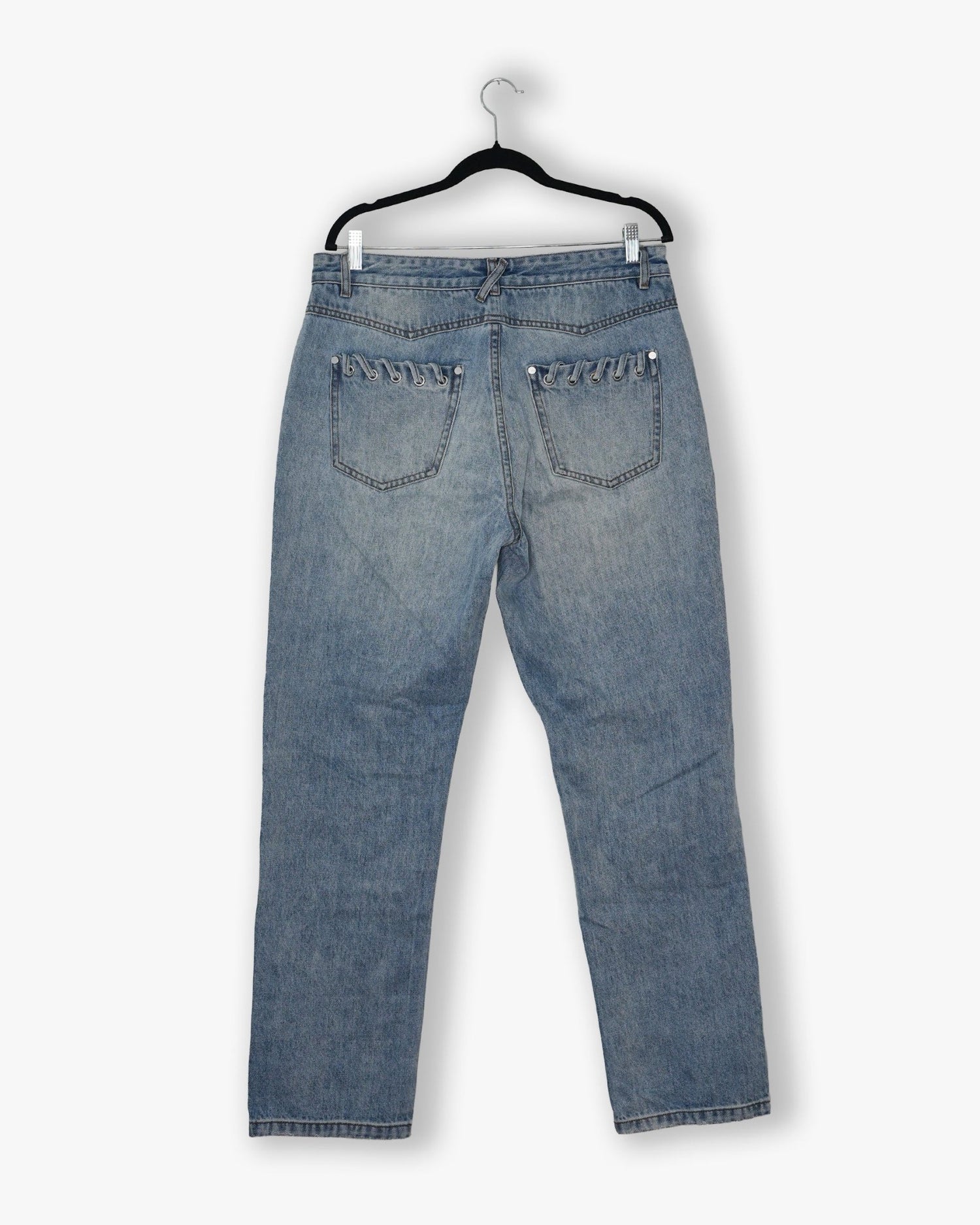 [127] : Straight Fit Denim – Washed Blue – 32 - BDK