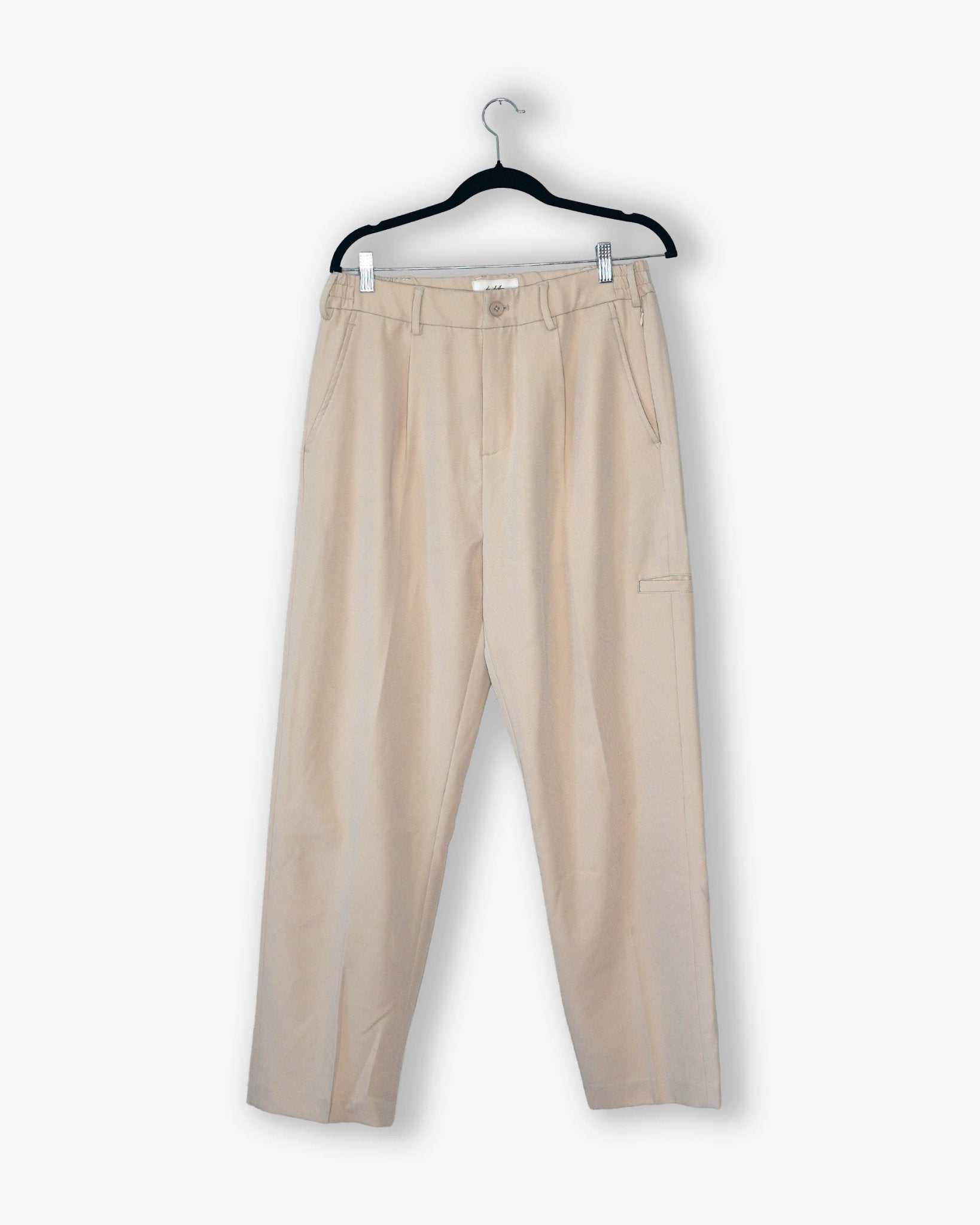 [132] : Straight Trousers – Tan – M - BDK
