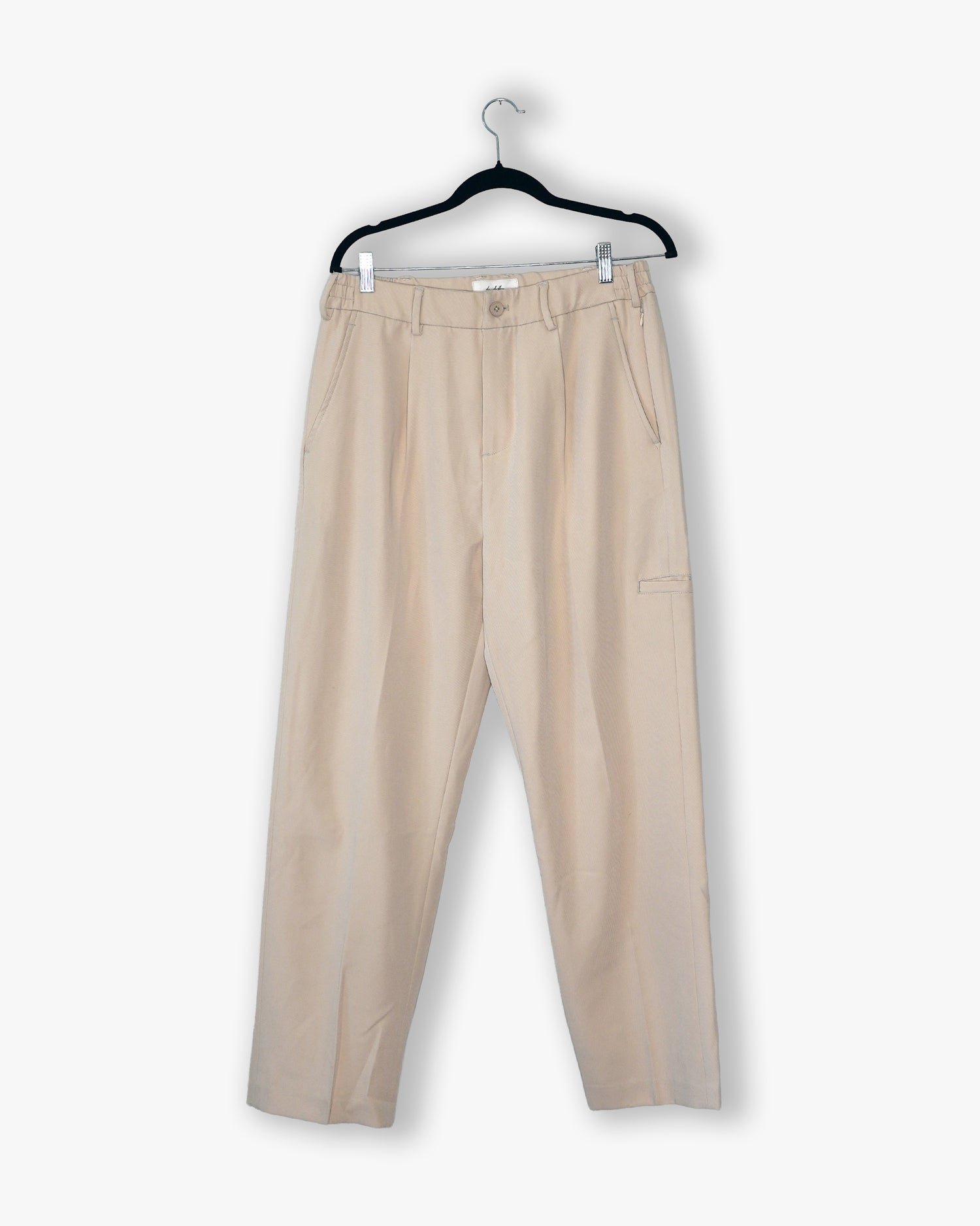 [#132] : Straight Trousers – Tan – M