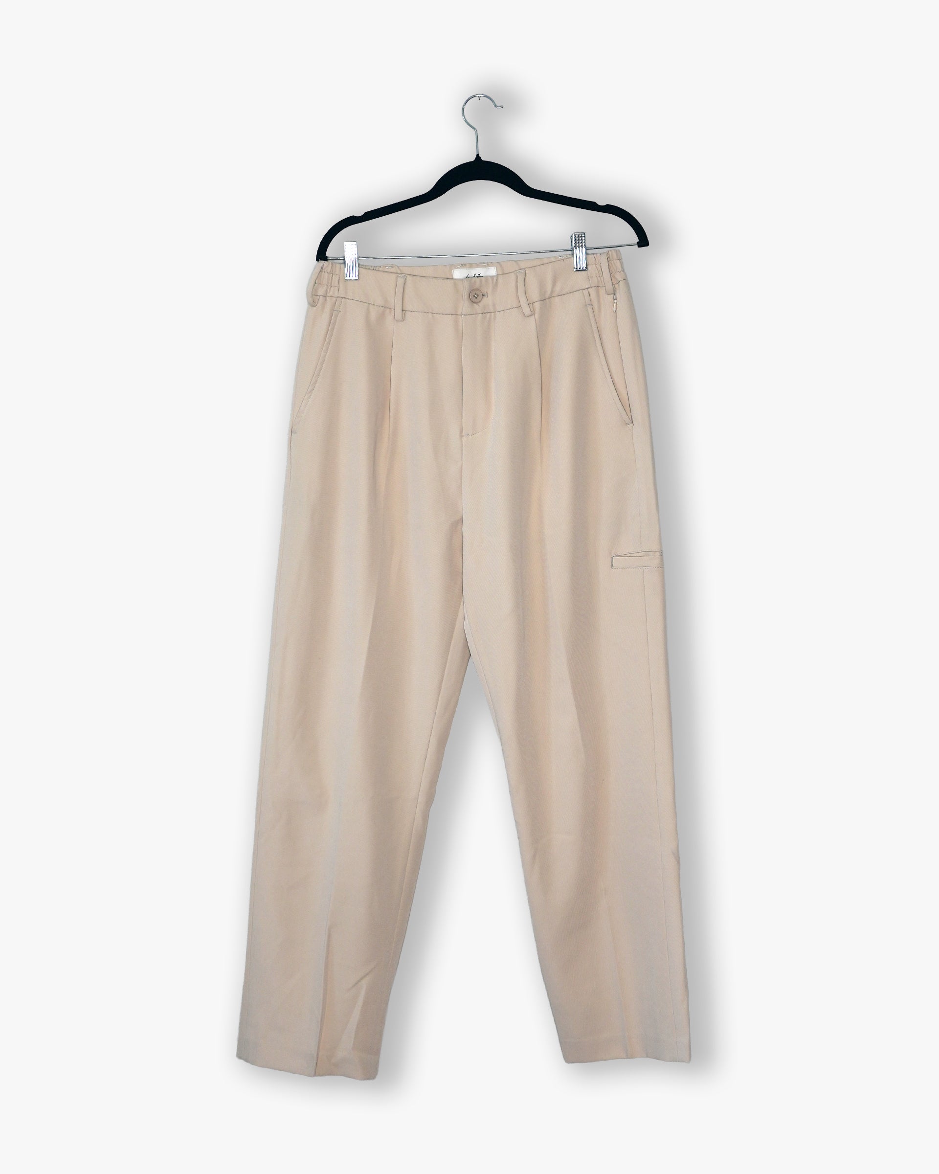 [#132] : Straight Trousers – Tan – M