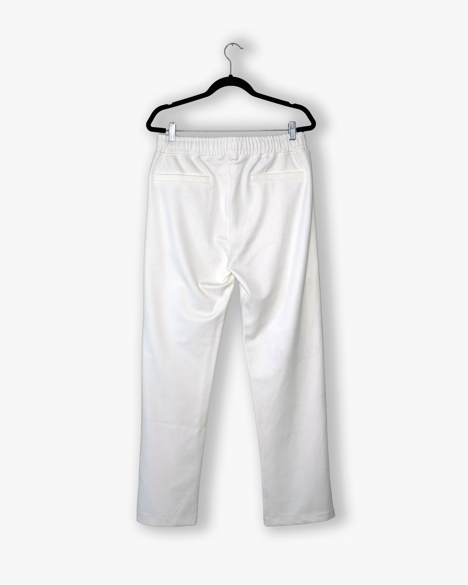 [#133] : Straight Track Pant – White – M
