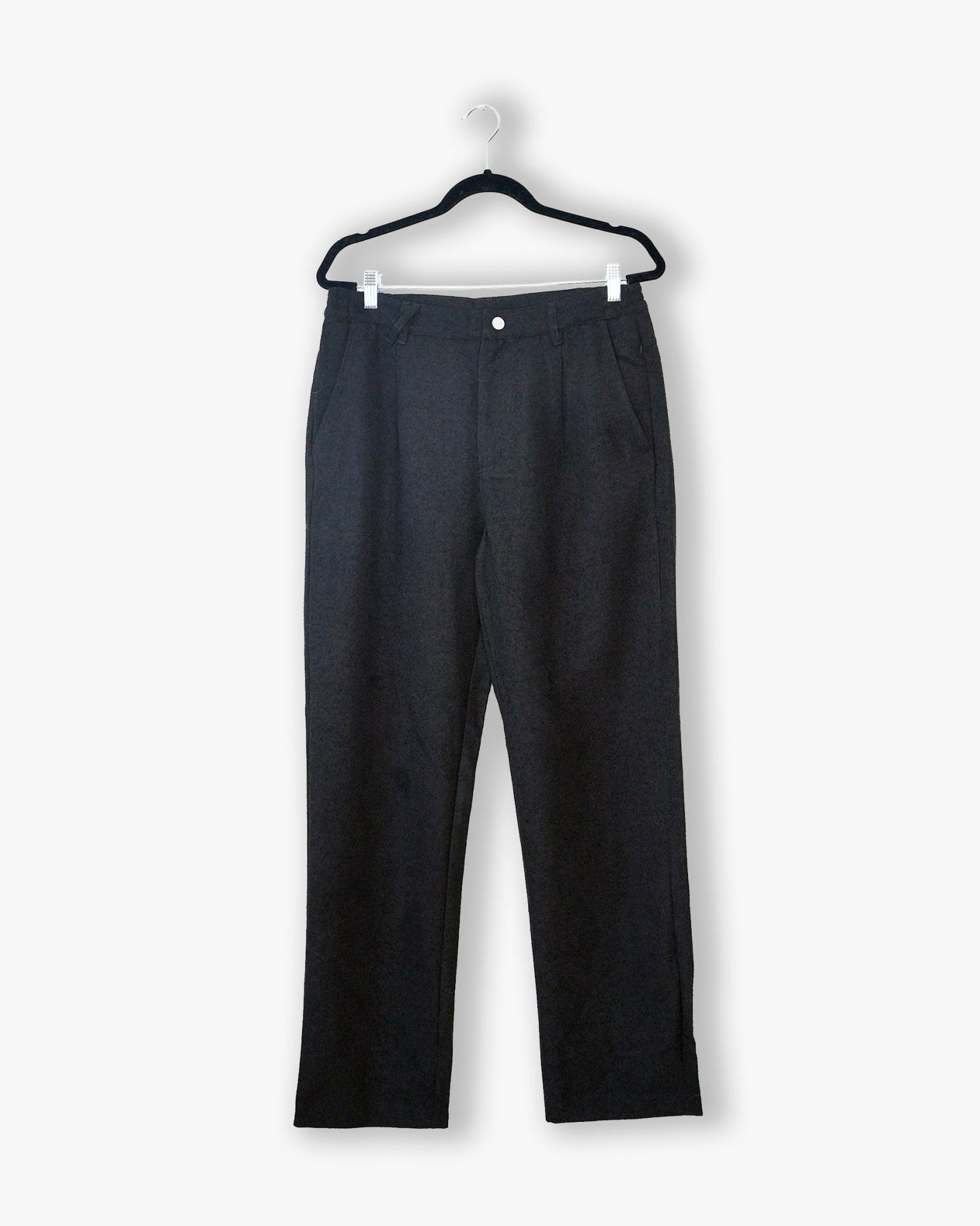 [134] : Straight Trousers – Black – M - BDK