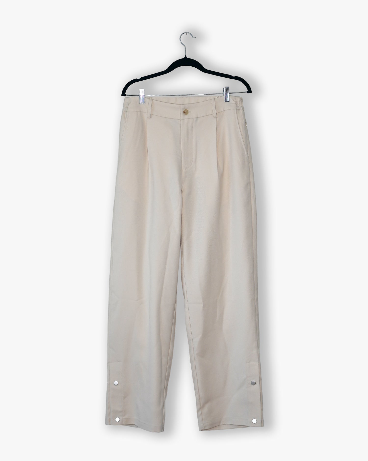 [#136] : Straight Trousers – Off White – M