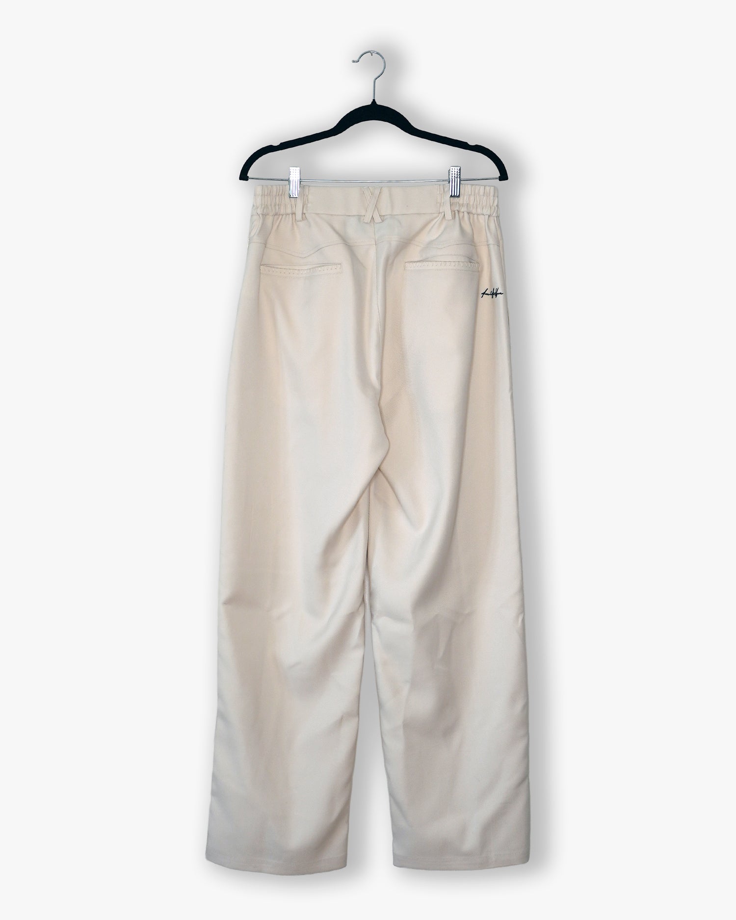 [#136] : Straight Trousers – Off White – M