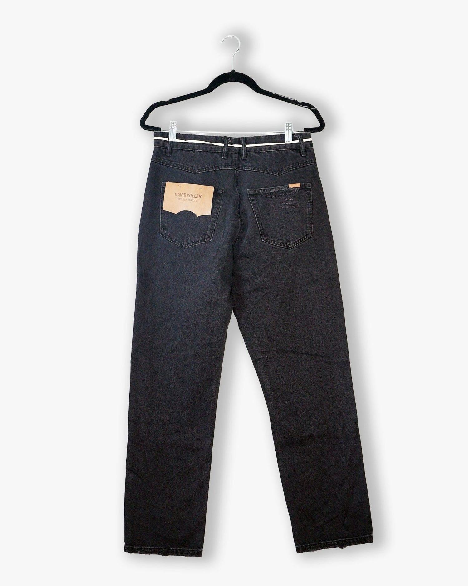 [141] : Straight Fit Denim – Black – 30 - BDK