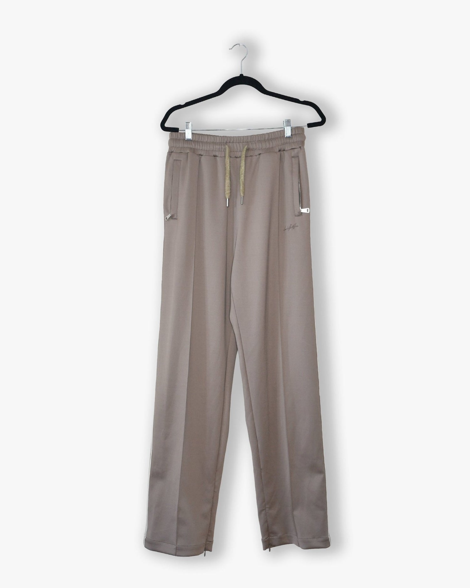 [144] : Relaxed Track Pants – Tan – L - BDK