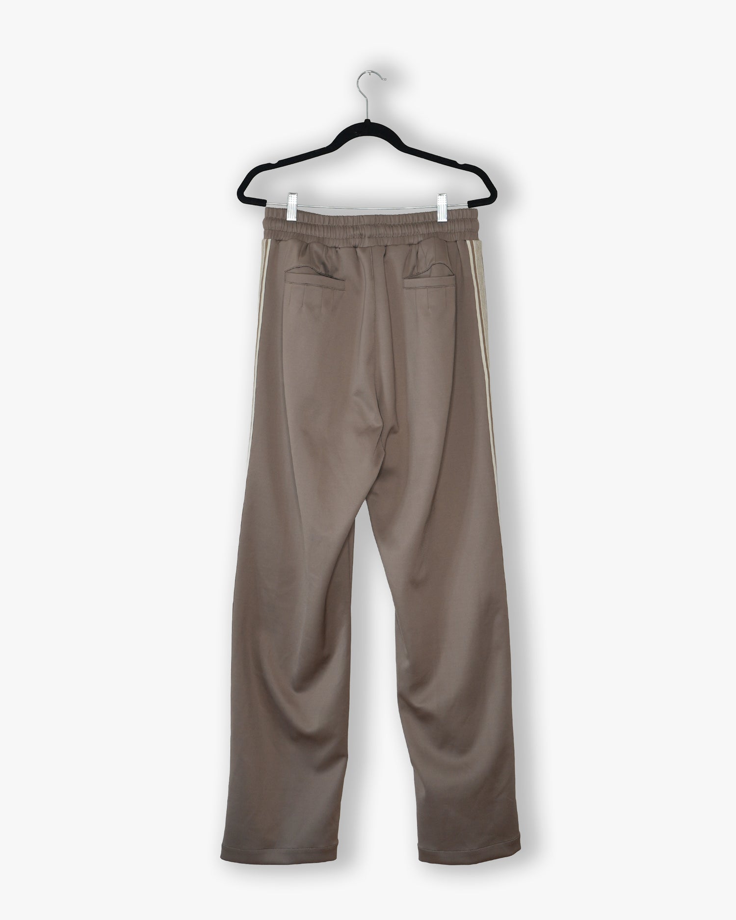 [#144] : Relaxed Track Pants – Tan – L