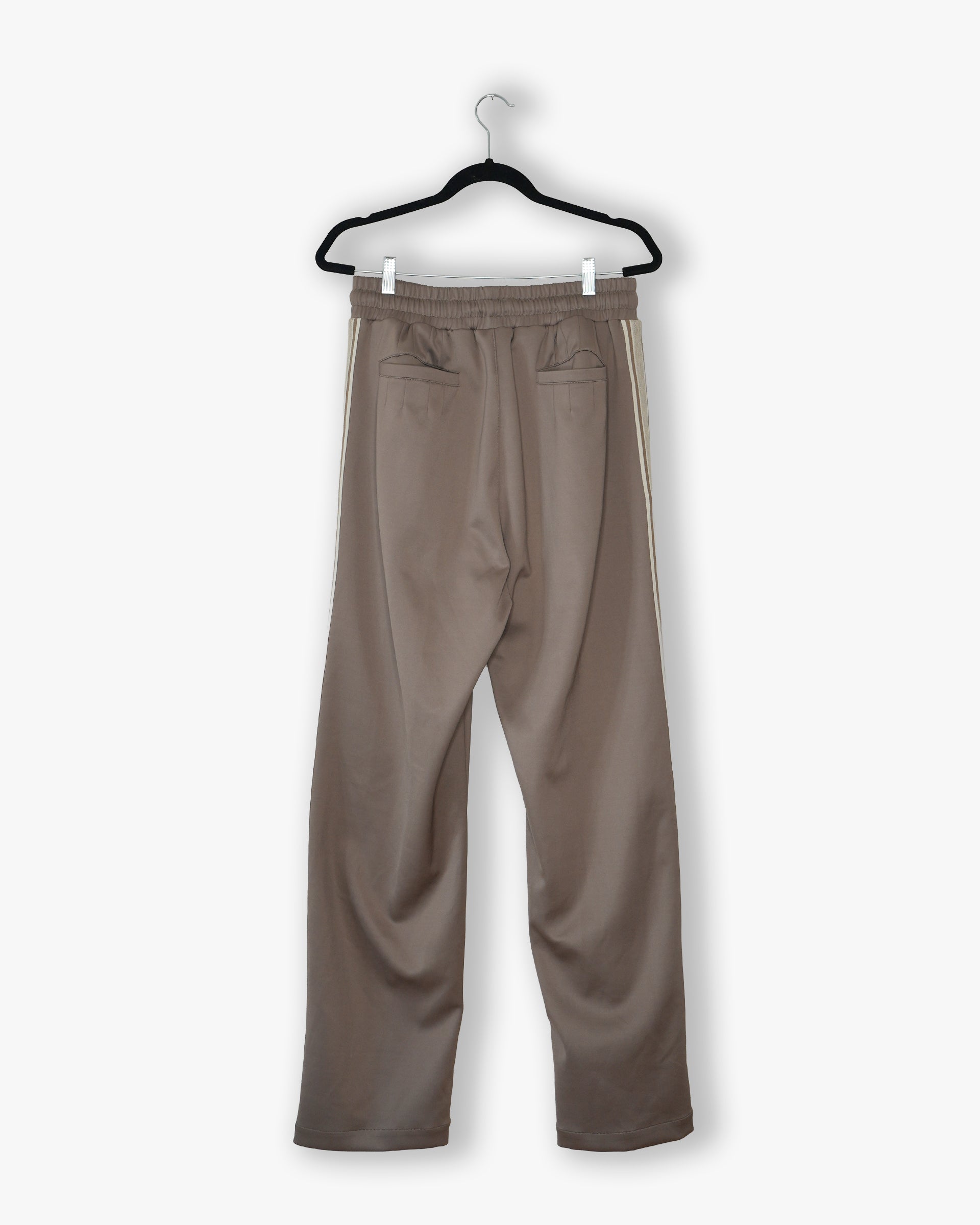[#144] : Relaxed Track Pants – Tan – L