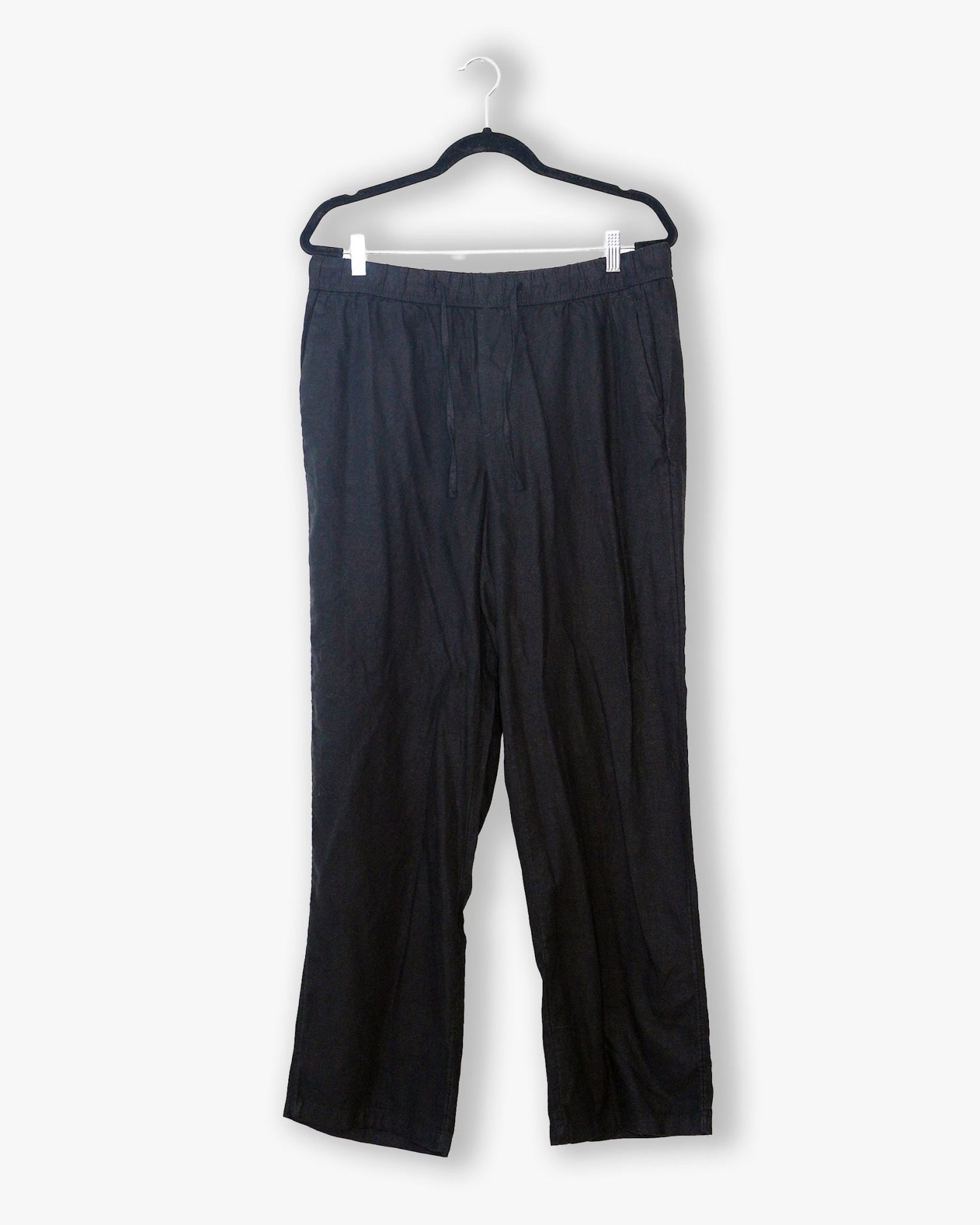[149] : Relaxed Trousers – Black – M - BDK