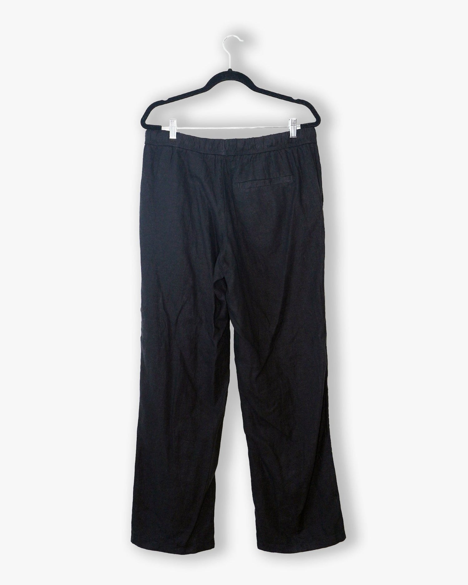 [149] : Relaxed Trousers – Black – M - BDK