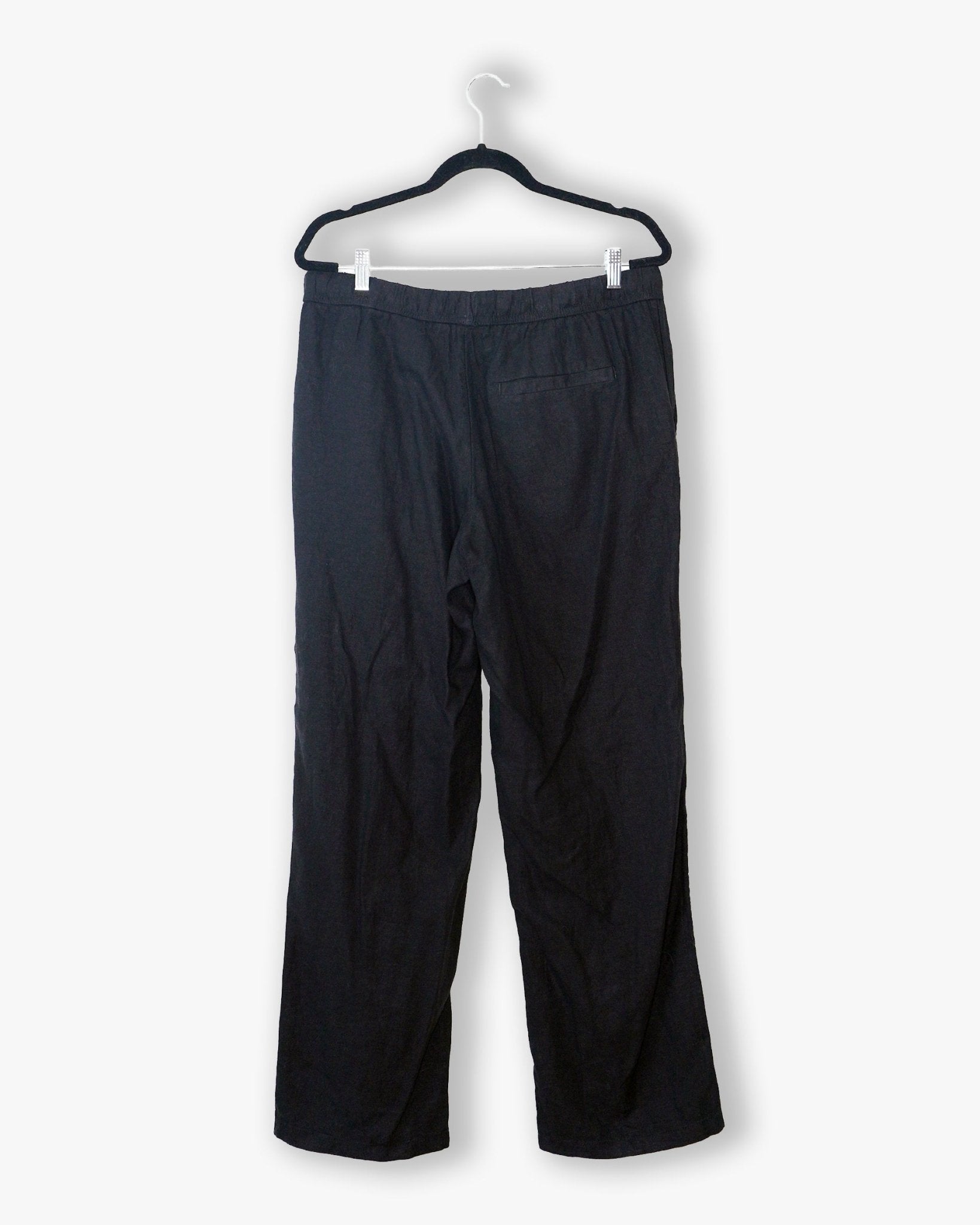 [149] : Relaxed Trousers – Black – M - BDK
