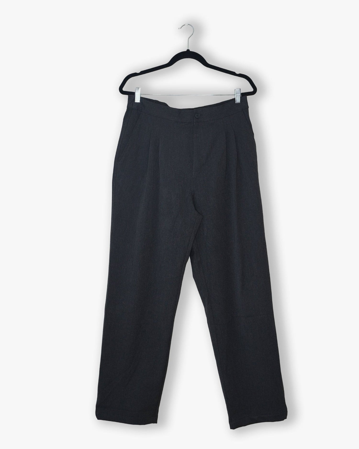 [159] : Straight Trousers – Dark Grey – L - BDK