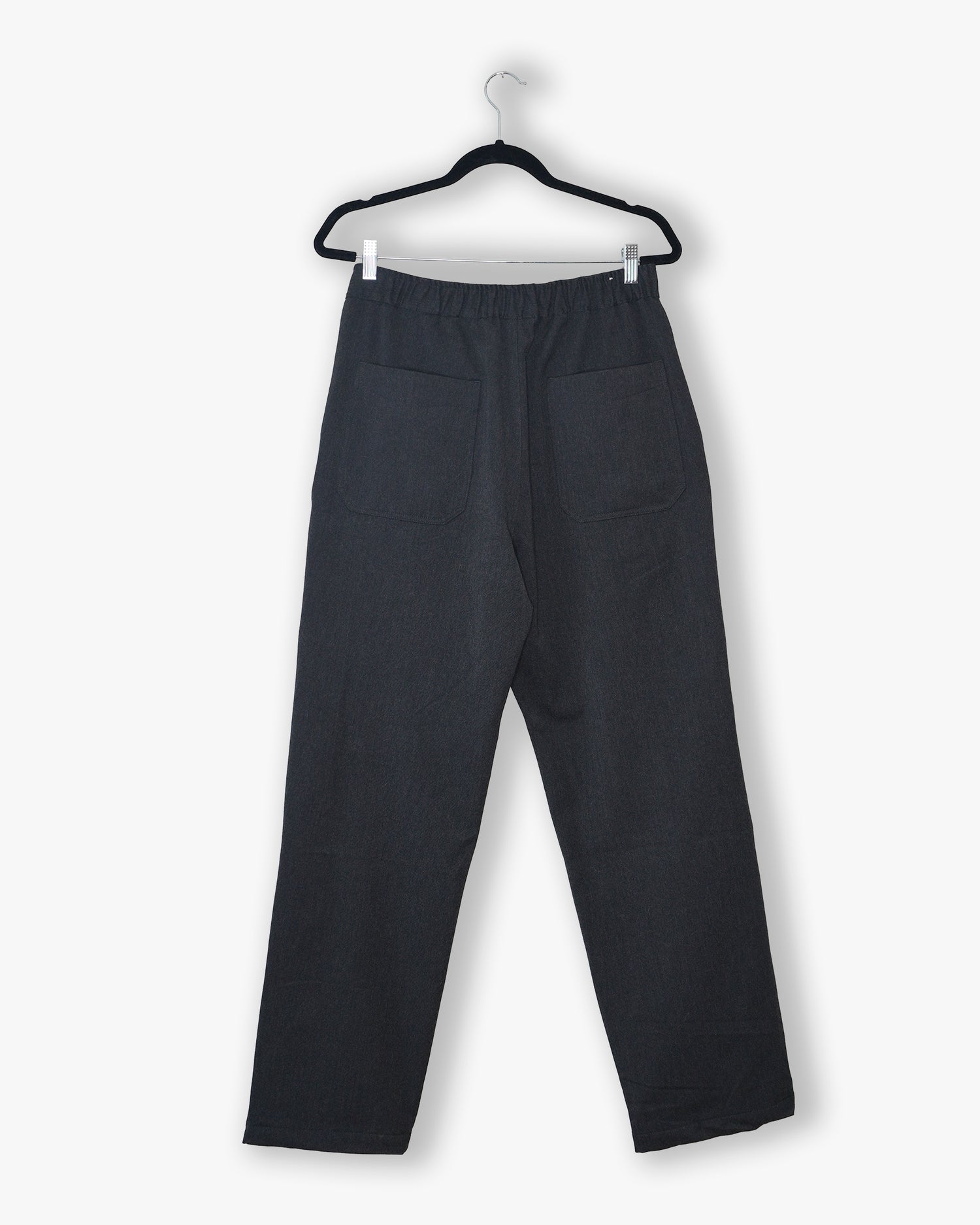 [#159] : Straight Trousers – Dark Grey – L